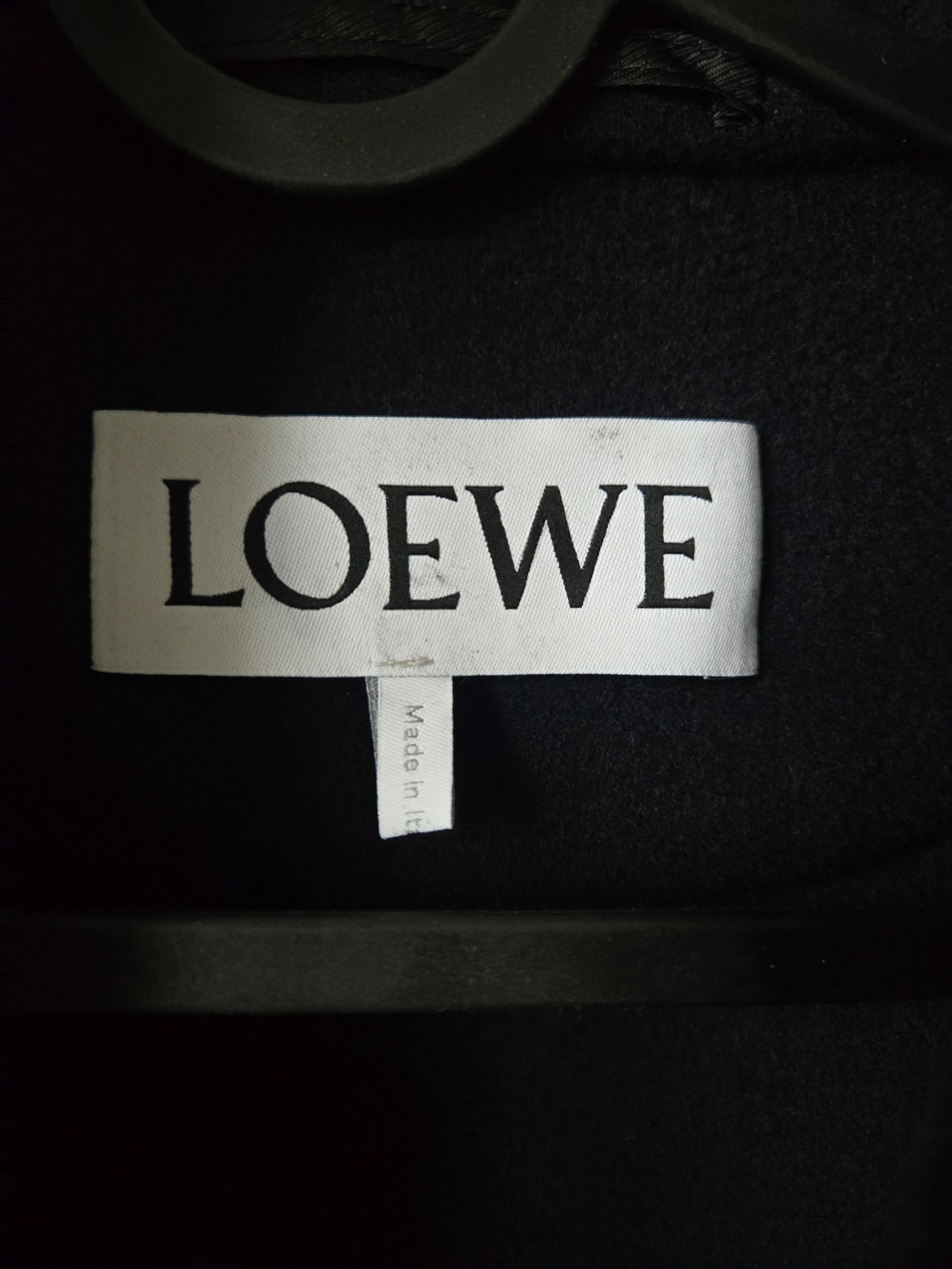 Loewe Loewe leather panel peacoat Size US S / EU 44-46 / 1 - 5 Thumbnail