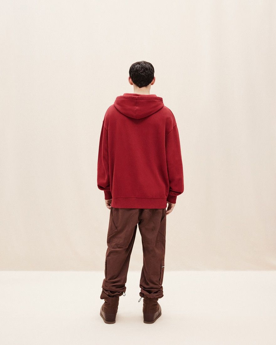 Jacquemus o1mle0625 La Sweatshirt Hoodie Spirale Print Logo in Red Size US S / EU 44-46 / 1 - 4 Thumbnail