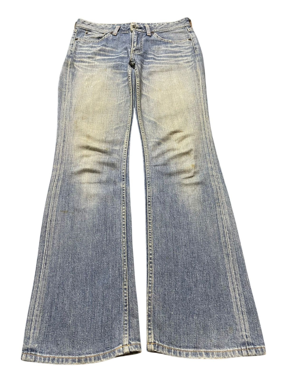 Levi's Vintage Levis Mud Faded Wash Style Bootcut Wide Leg Jeans Size US 31 - 1 Thumbnail