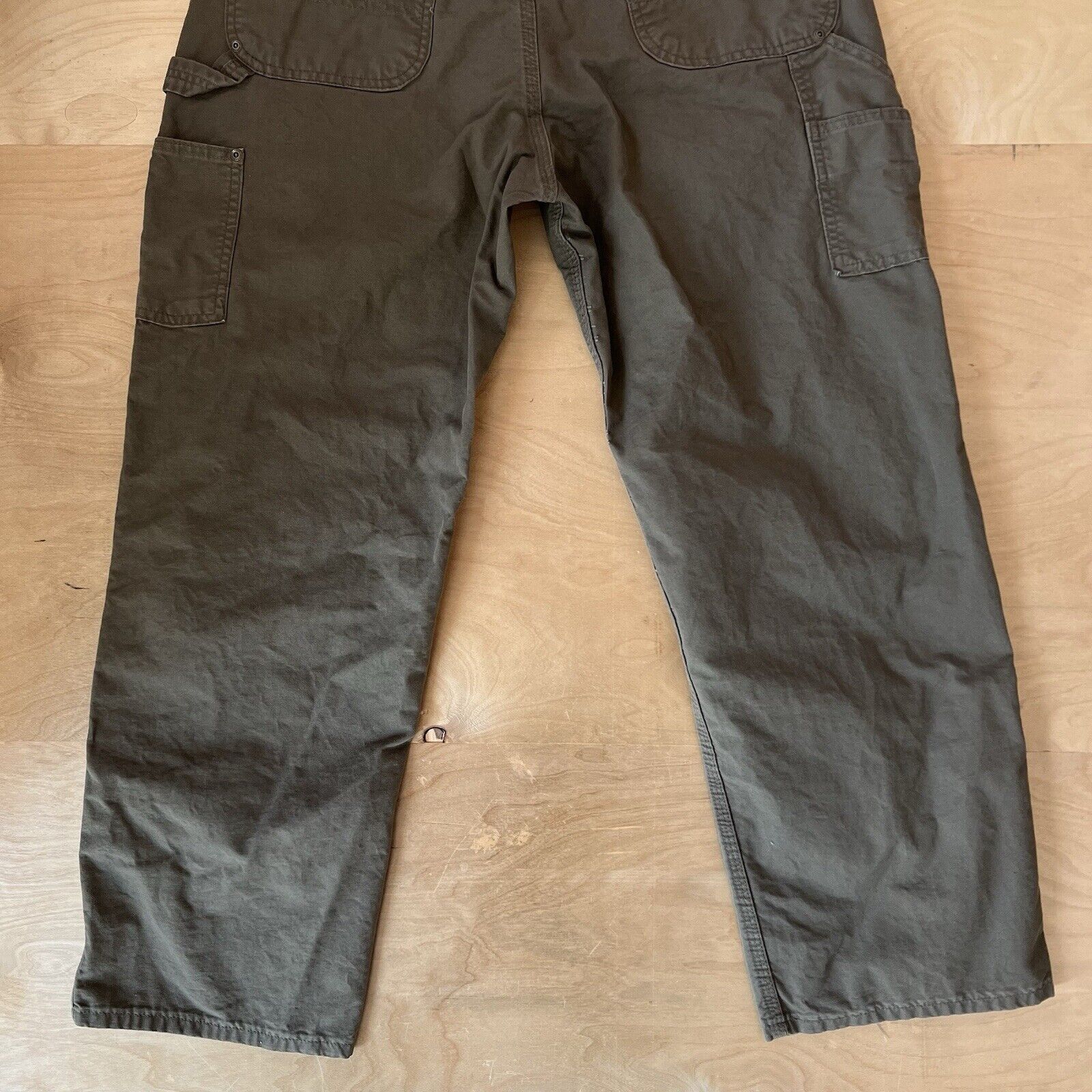 Carhartt × Vintage Vintage Carhartt Double Knee Pants 35 Dark Green Workwear Size US 35 - 7 Thumbnail