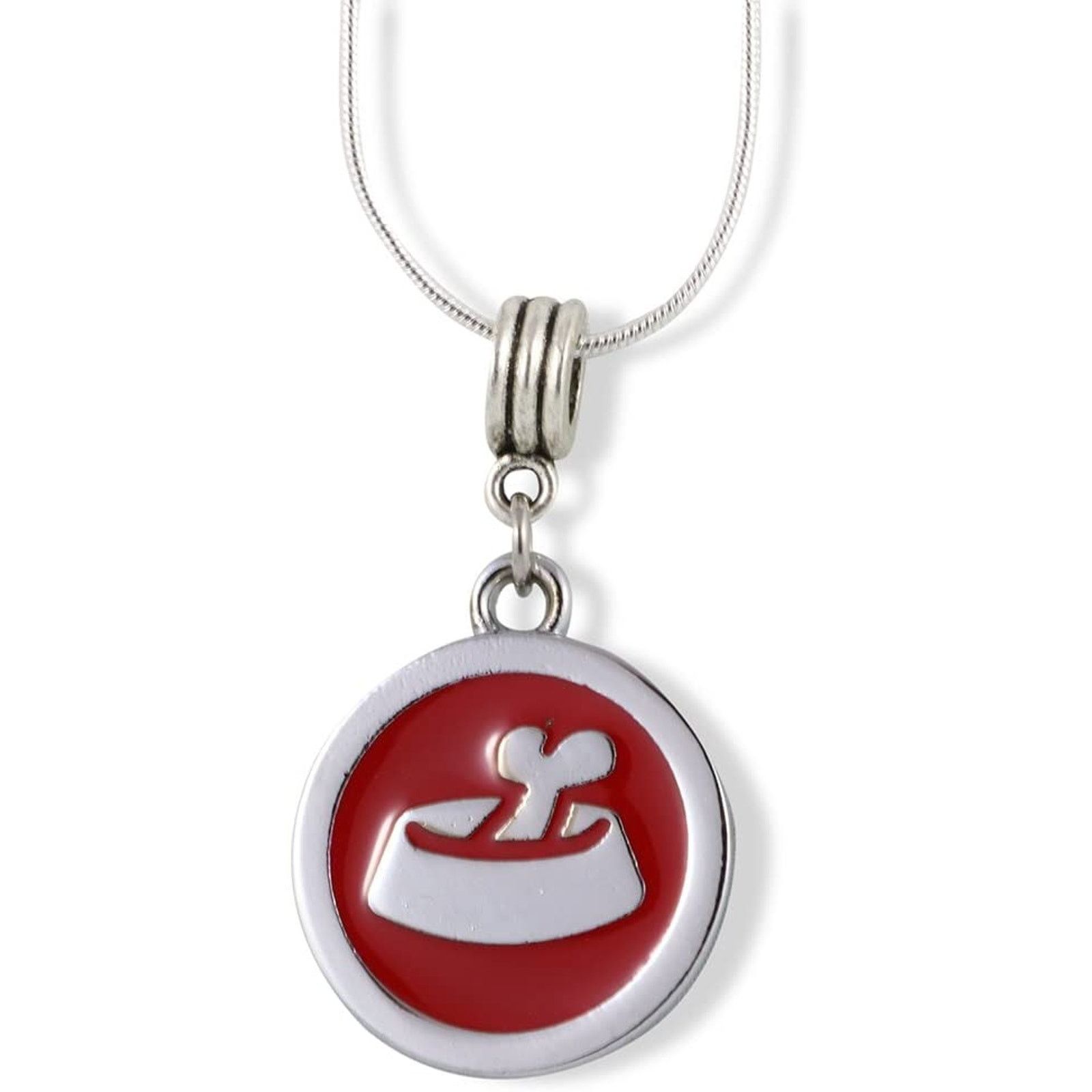 & Other Stories Dog Food Bowl with Bone Charm Snake Chain Necklace Jewelry Size ONE SIZE - 1 Thumbnail
