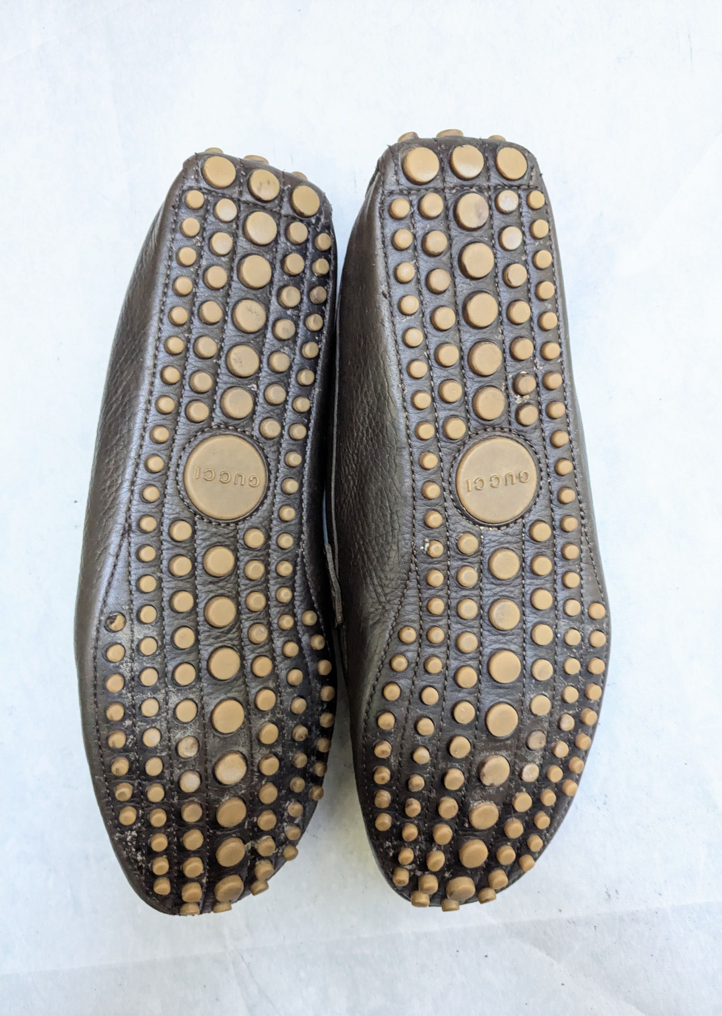 Gucci Gucci Horsebit Driving Loafers Brown 11.5 Leather Size US 11.5 / EU 44-45 - 13 Thumbnail