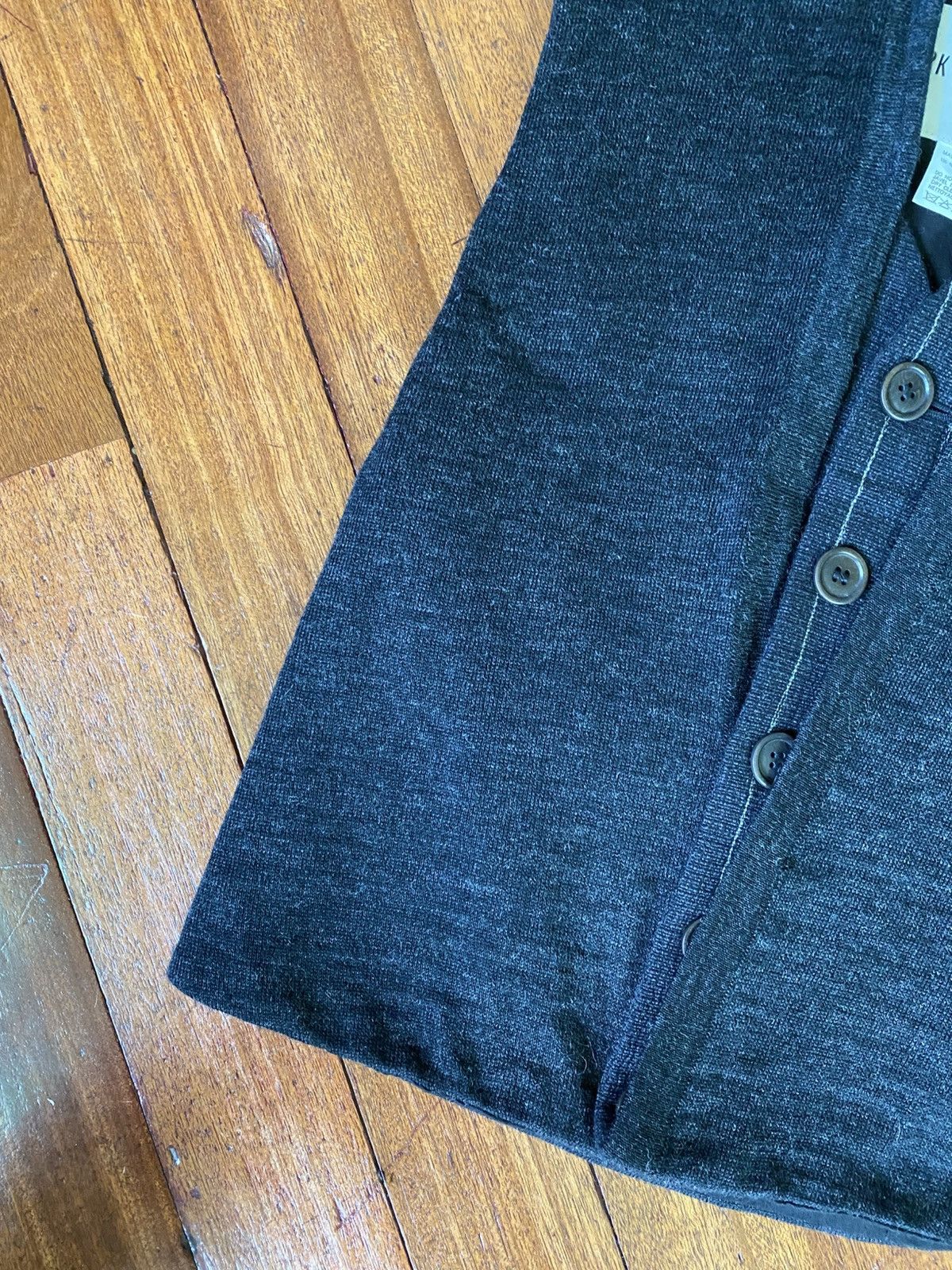 Dirk Bikkembergs A/W 1996 Dirk Bikkembergs Homme - Layered Wool Vest Size US S / EU 44-46 / 1 - 2 Thumbnail