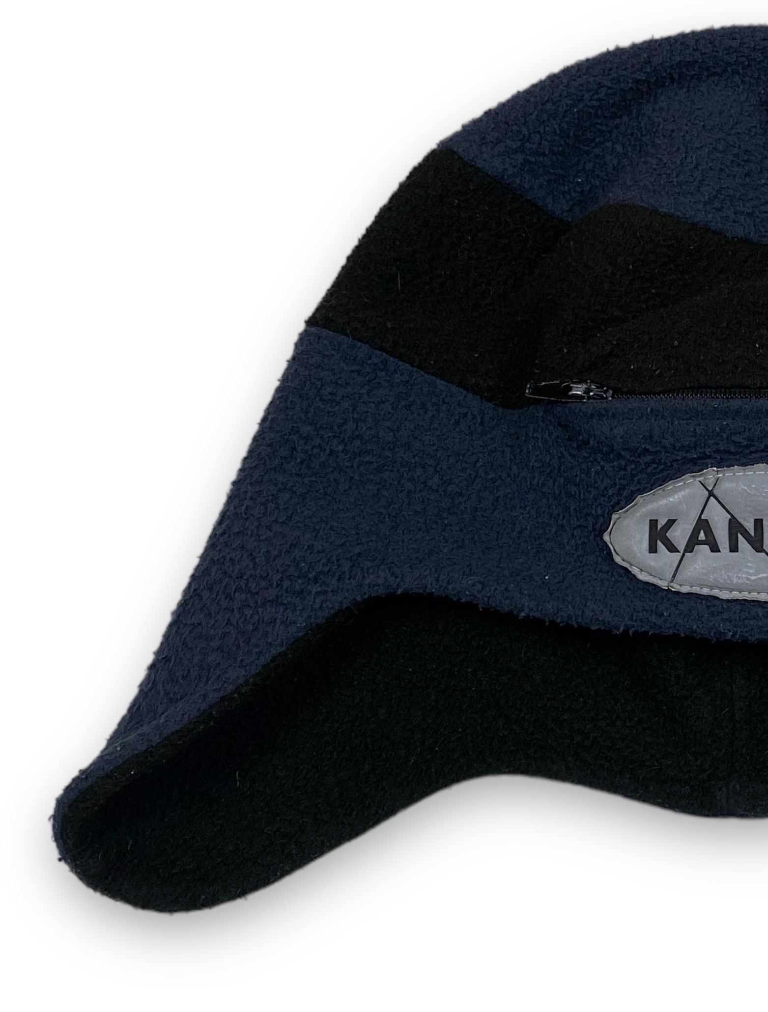Kangol Vintage KANGOL Ear Flap Fleece Hat Ushanka Reflect Logo M609 Size ONE SIZE - 2 Thumbnail