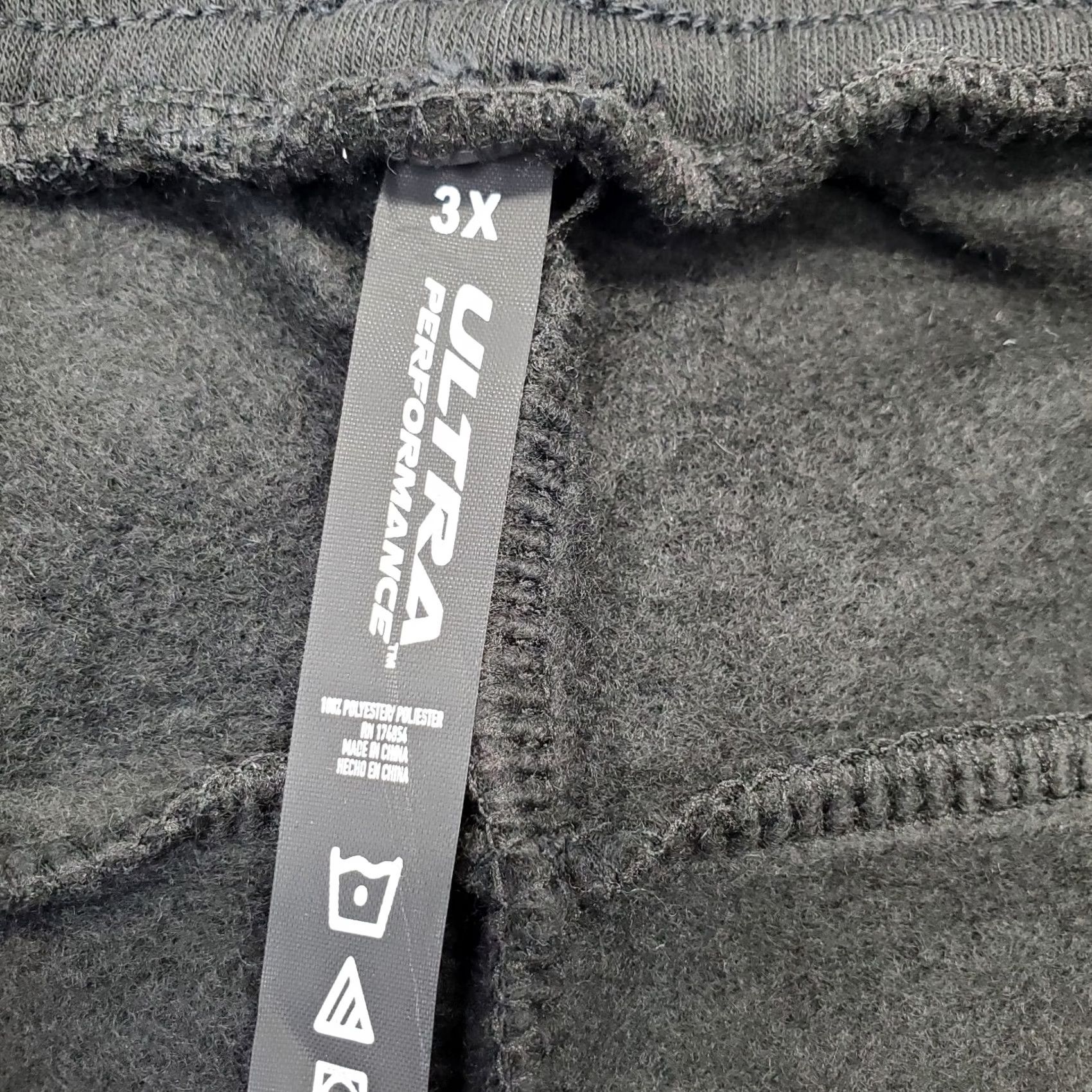 Vintage VINTAGE? (No) Ultra Performance Sweatpants Men 3X Black Tech Fleece Comfort Drawstring Pants Mens Black Sweatpants 3X Ultra Performance Denim? Size US 39 - 6 Thumbnail