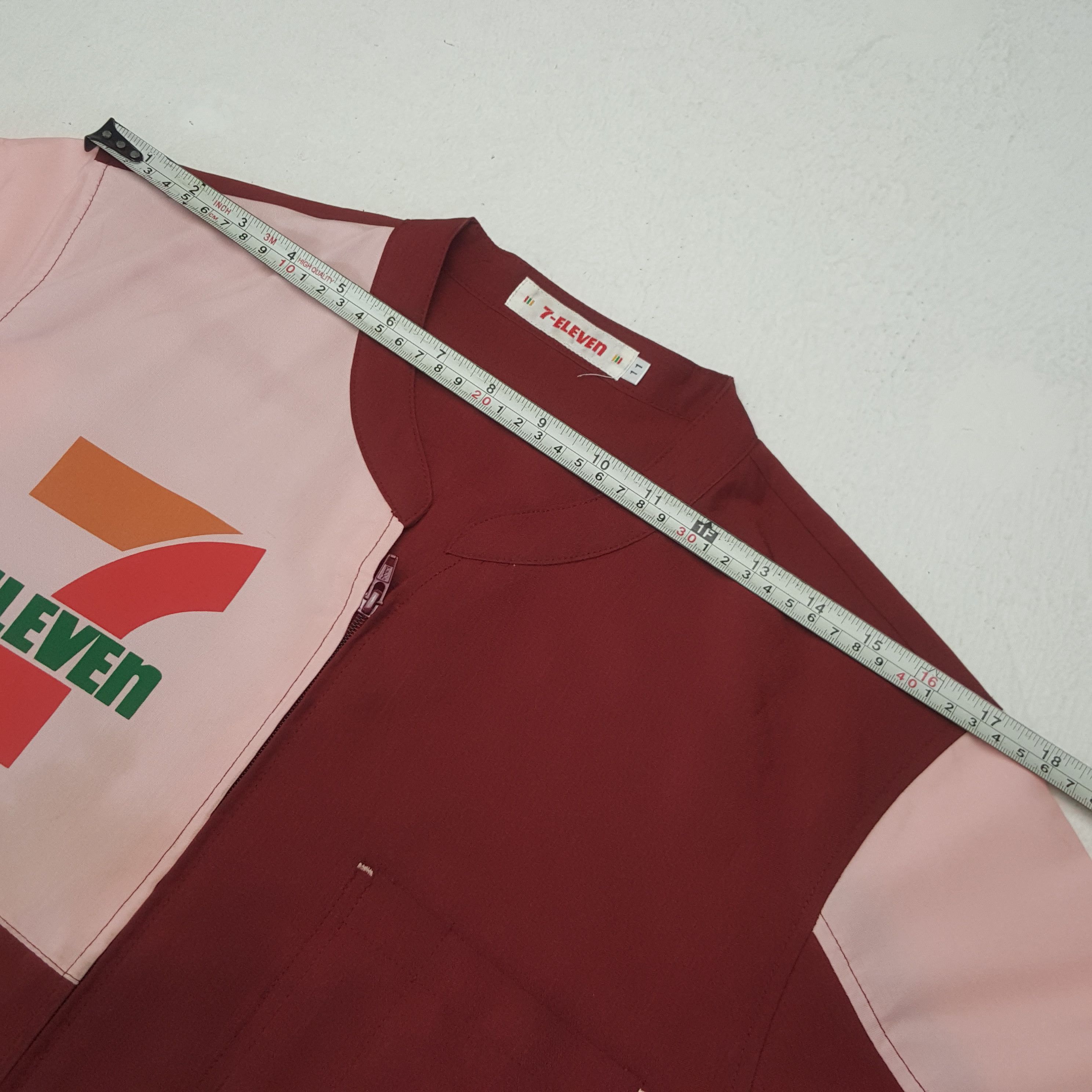 Japanese Brand × Vintage Vintage 7 Eleven Big Logo Worker Uniform Jacket C285N2 Size US S / EU 44-46 / 1 - 6 Thumbnail