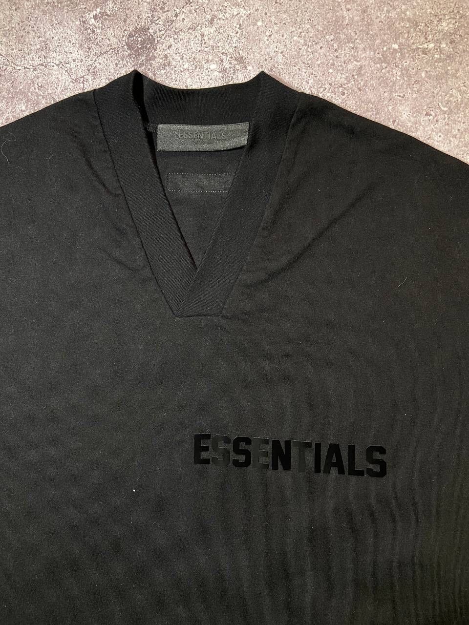 Essentials × Fear of God Essentials Fear of Gog Black Cotton T- Size US S / EU 44-46 / 1 - 3 Thumbnail