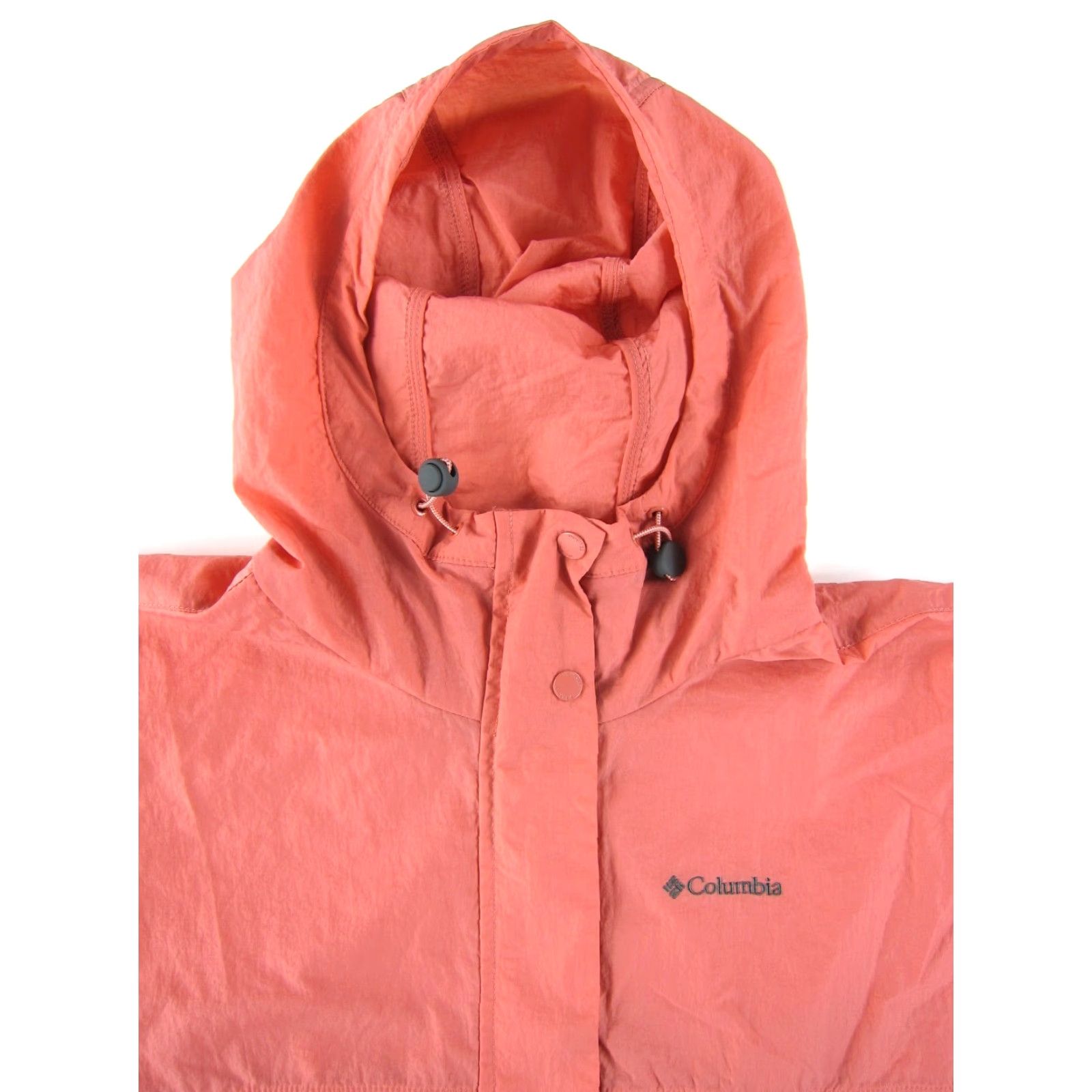 Rains Columbia Interchange Orange Nylon Zip Hooded Rain Jacket Women XL Size XL / US 12-14 / IT 48-50 - 4 Thumbnail