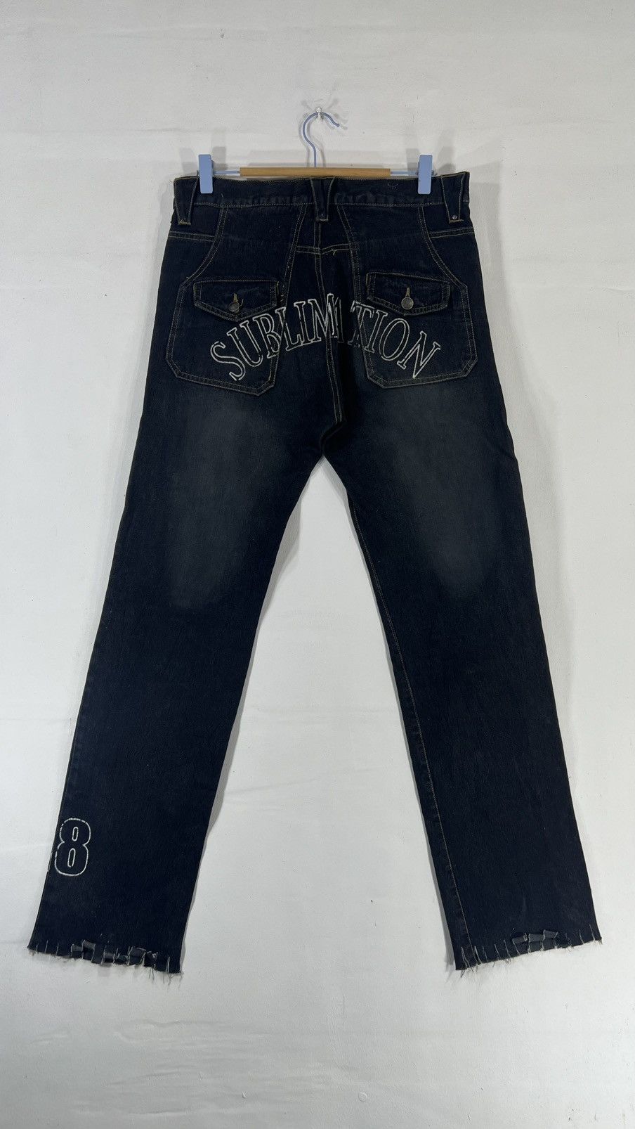 In The Attic In The Attic Avant Garde Punk Design Denim Pants Size US 32 / EU 48 - 2 Thumbnail