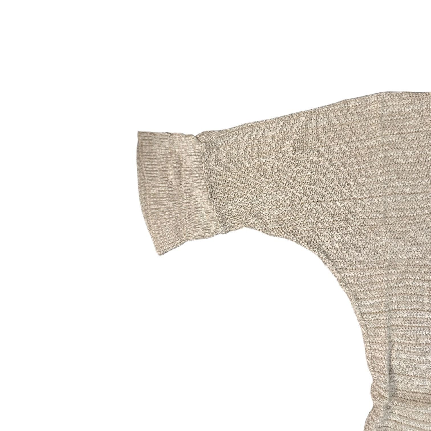 Other Maurices Tan Loose Knit Short Sleeve Women’s Sweater Medium Size M / US 6-8 / IT 42-44 - 5 Thumbnail