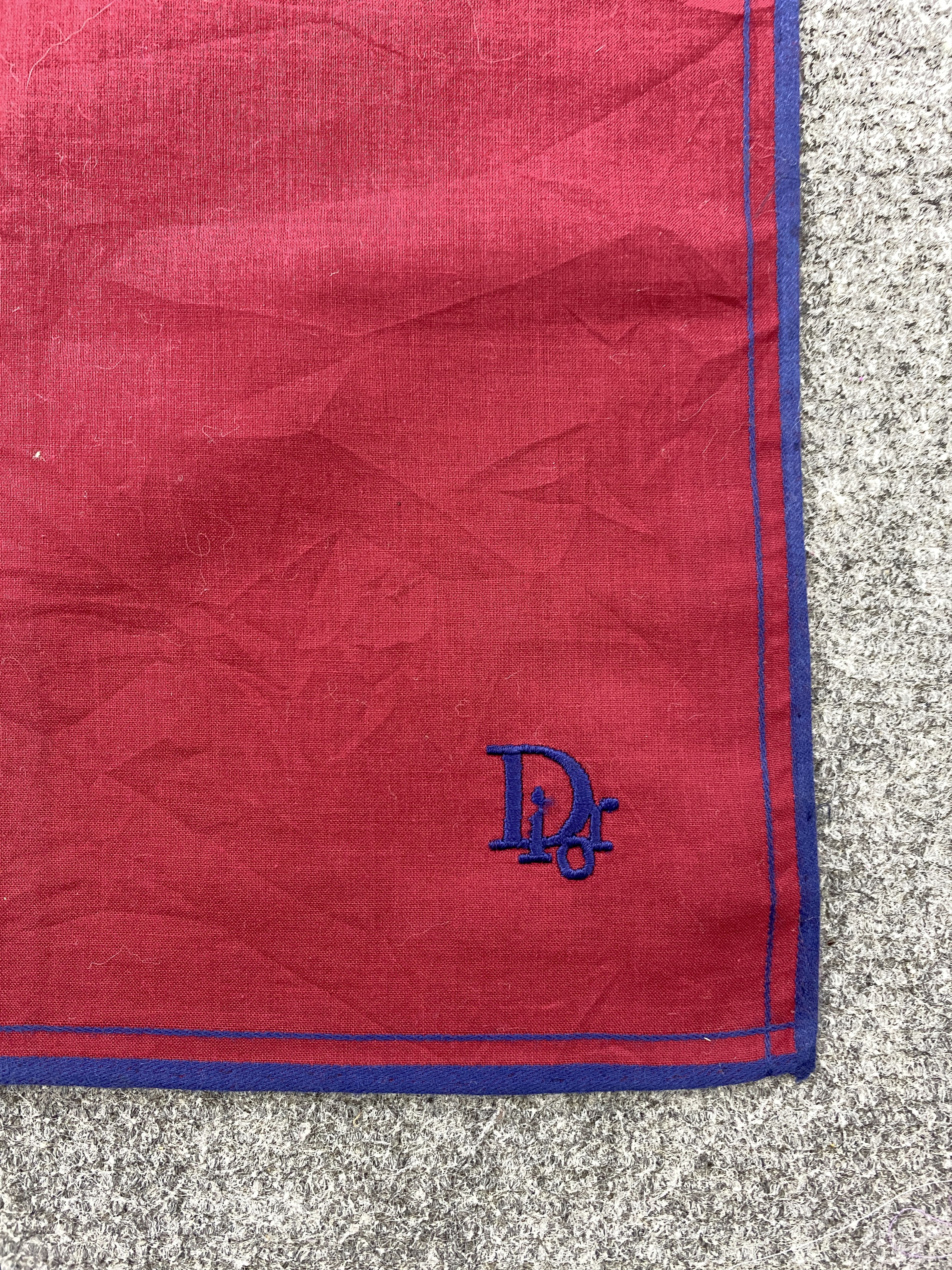 Christian Dior Monsieur Christian Dior Bandana / Handkerchief / Neckerchief HKC0749 Size ONE SIZE - 5 Thumbnail