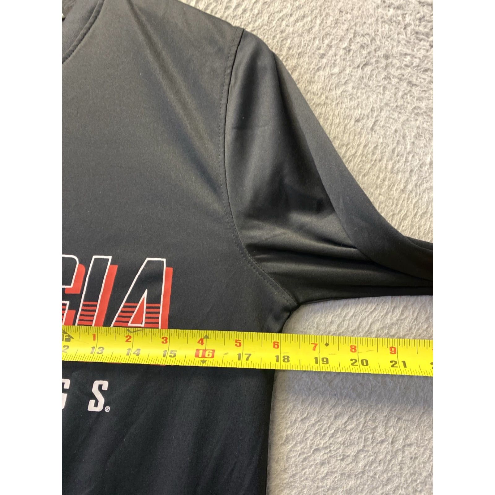 Champion Georgia Bulldogs Champion Shirt Mens S Black Long Sleeve College T-Shirt Size US S / EU 44-46 / 1 - 6 Thumbnail