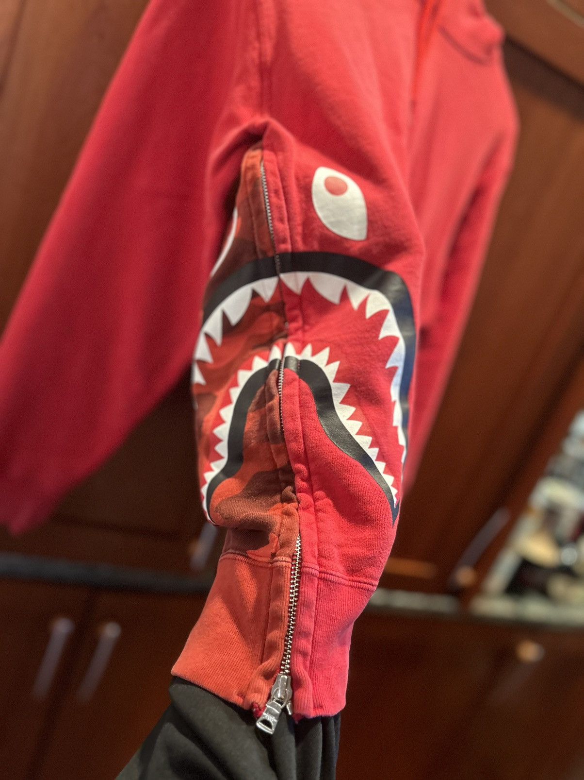 Bape Bape Side Zip Shark hoodie Size US L / EU 52-54 / 3 - 7 Thumbnail