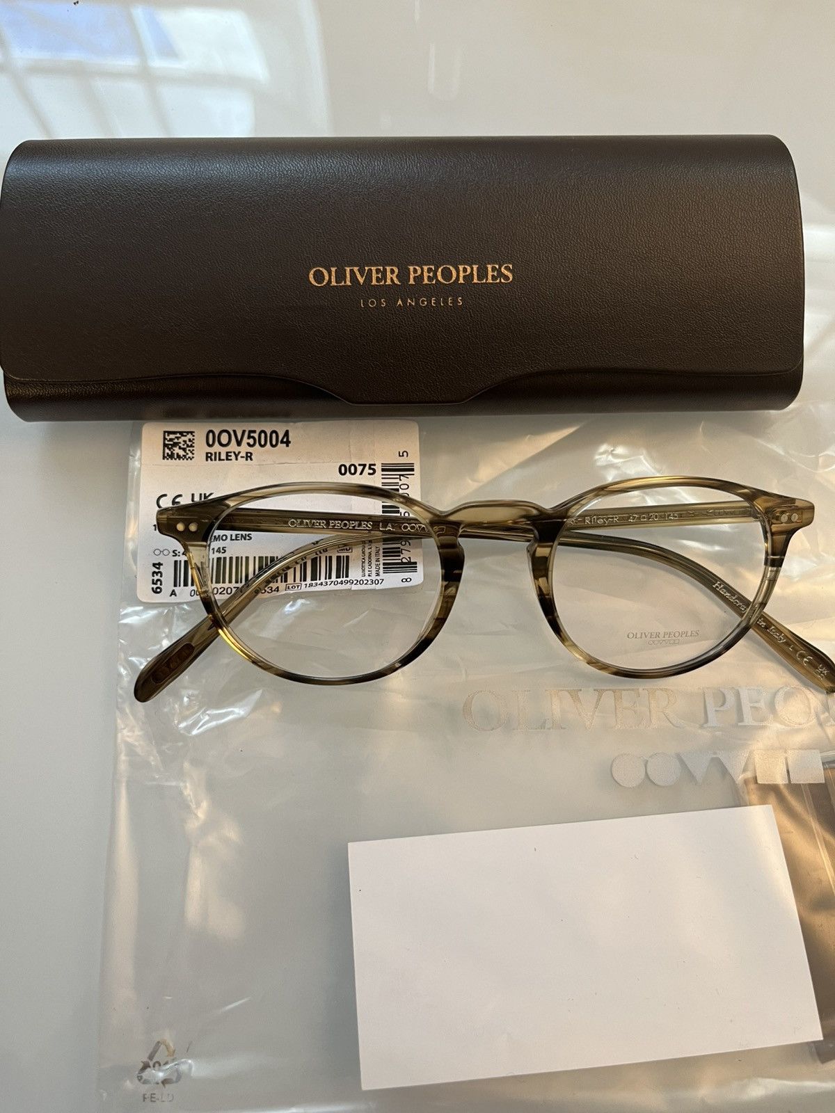 Oliver Peoples Oive Smoke ~ 45mm ~ OLIVER PEOPLES RILEY-R Optical OV5004 Size ONE SIZE - 2 Thumbnail