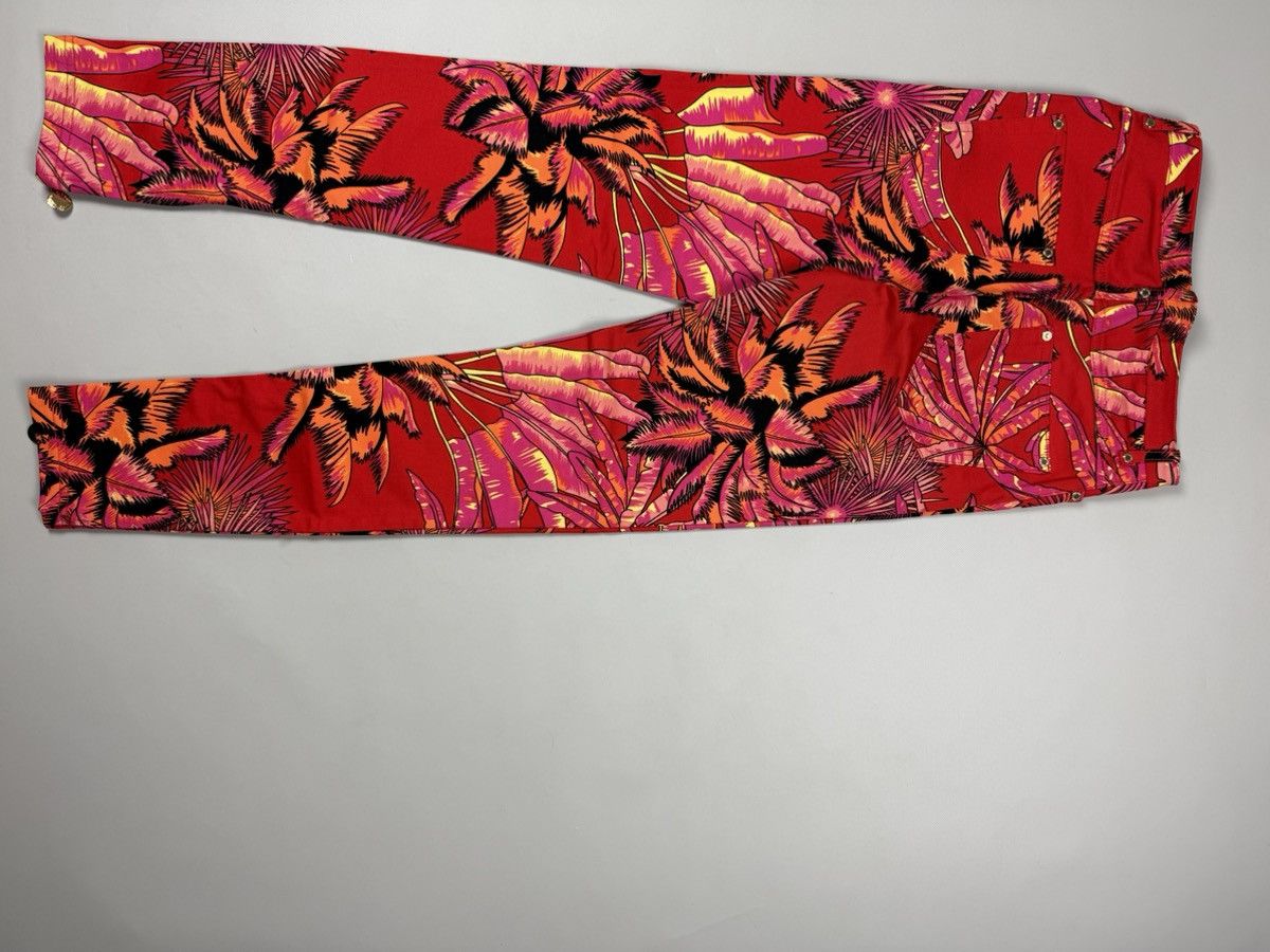 Versace Versace H&M Ladies Floral Pattern Ankle Zip Jeans Pants Size 28" / US 6 / IT 42 - 21 Thumbnail