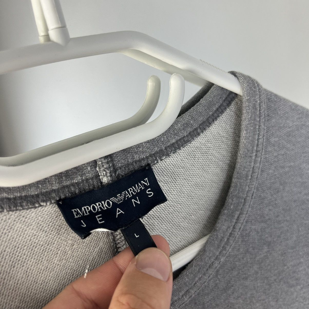 Emporio Armani Vintage Emporio Armani 3D Big Logo Luxury Sweatshirt Size US L / EU 52-54 / 3 - 4 Thumbnail