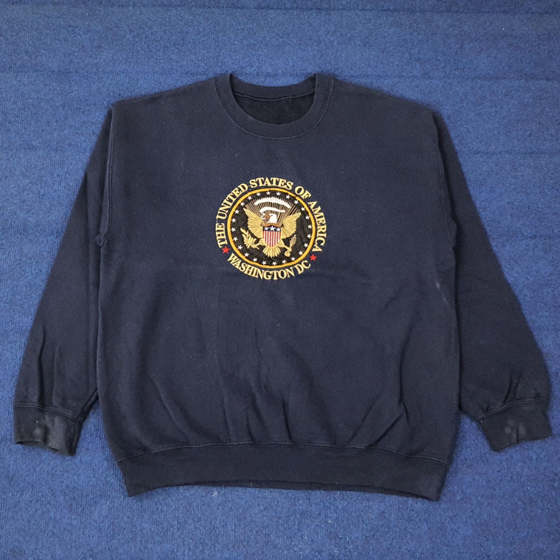 Vintage Vintage Washington DC United State Sweatshirt C257N27 Size US L / EU 52-54 / 3 - 1 Thumbnail