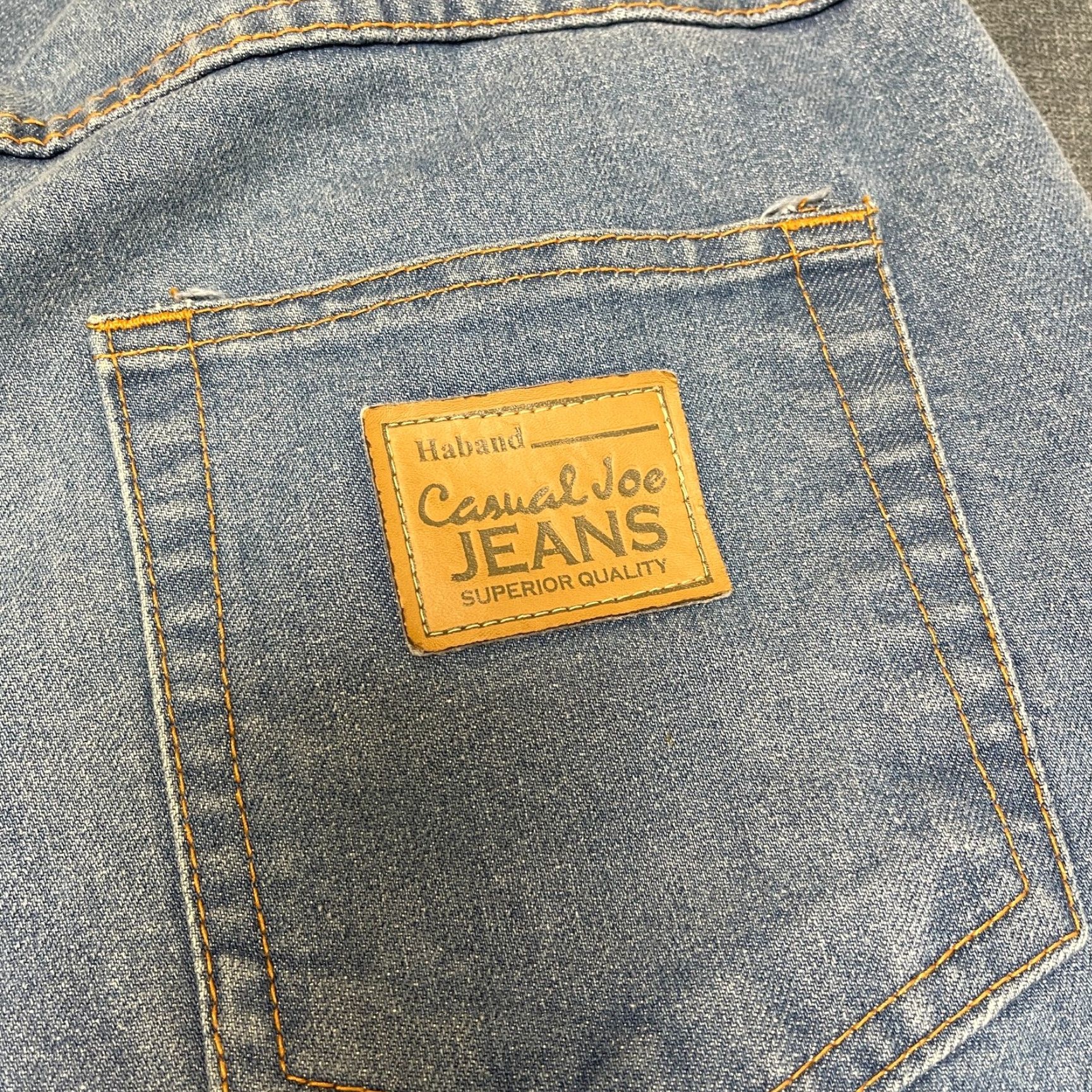 Haband Haband Casual Joe Jeans Mens 36x27 Blue Denim Medium Wash Casual Straight Leg Jeans Size US 36 / EU 52 - 5 Thumbnail