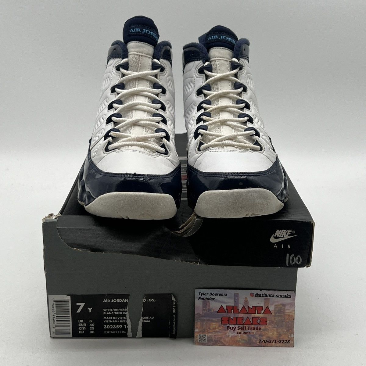 Jordan Brand Air Jordan 9 University blue Size US 7 / EU 40 - 2 Thumbnail
