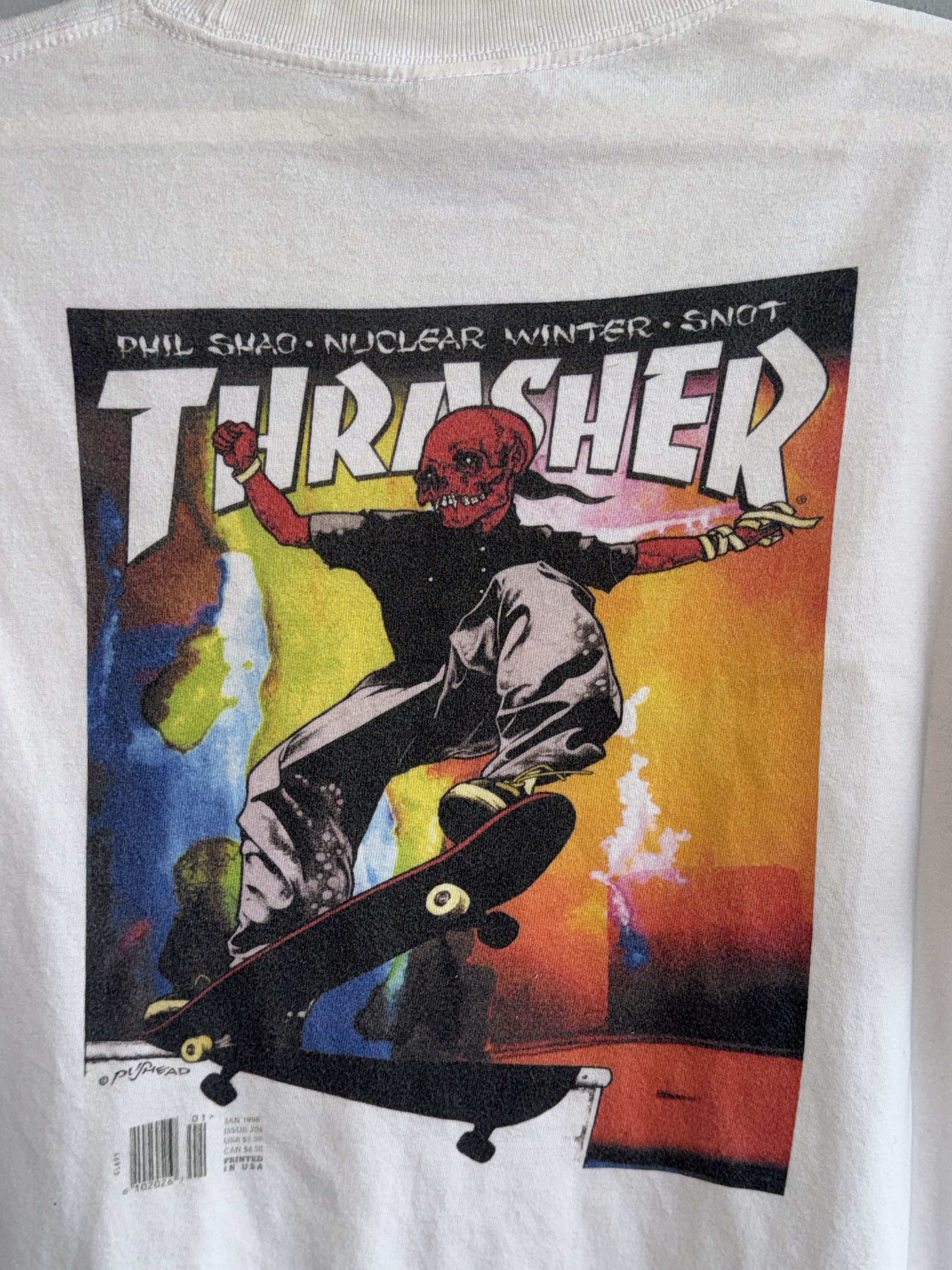 Thrasher Thrasher "Nuclear Winter Snot" Vintage T-Shirt Size US M / EU 48-50 / 2 - 2 Thumbnail