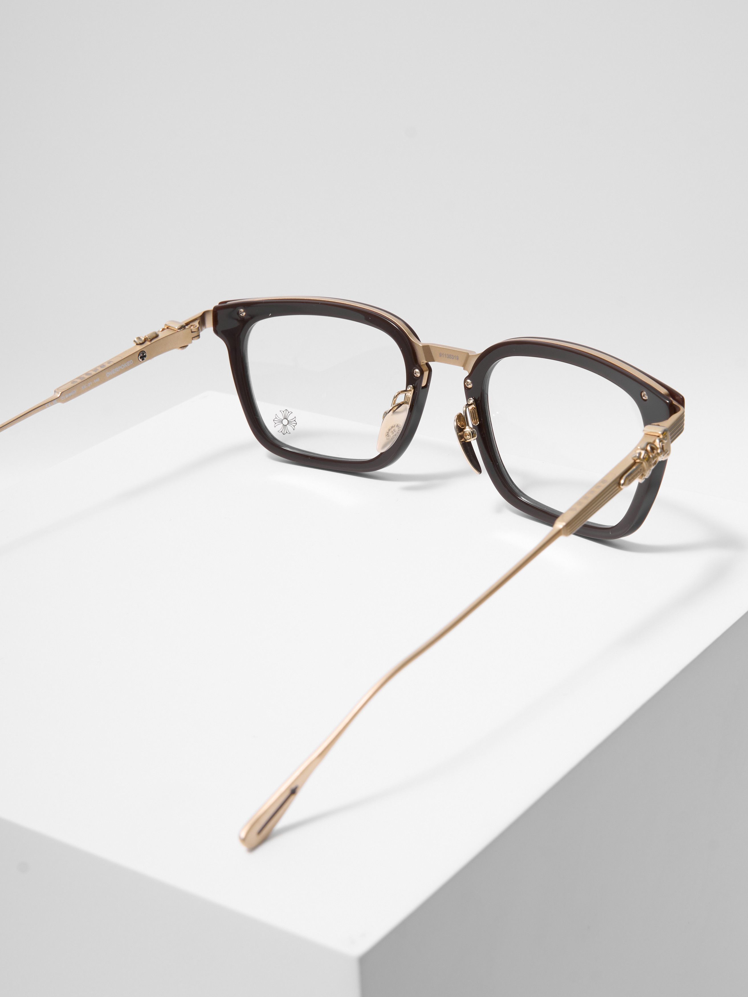 Chrome Hearts CHROME HEARTS OVERPOKED CLASSIC BROWN/MATTE GOLD PLATED Size ONE SIZE - 7 Thumbnail