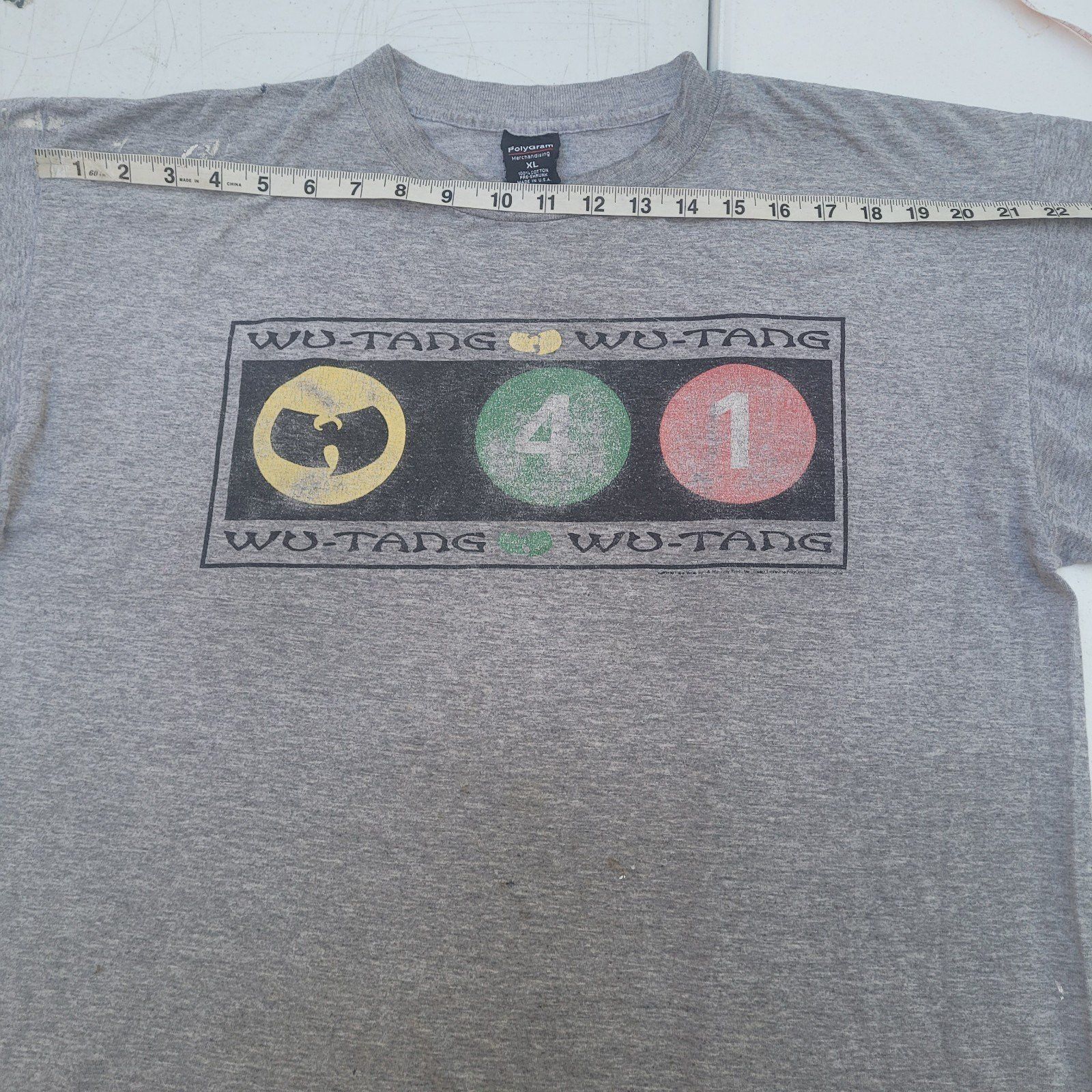 Vintage × Wu-Tang Clan Vintage Wu Tang Clan Subway tee shirt 1997 Size US XL / EU 56 / 4 - 5 Thumbnail
