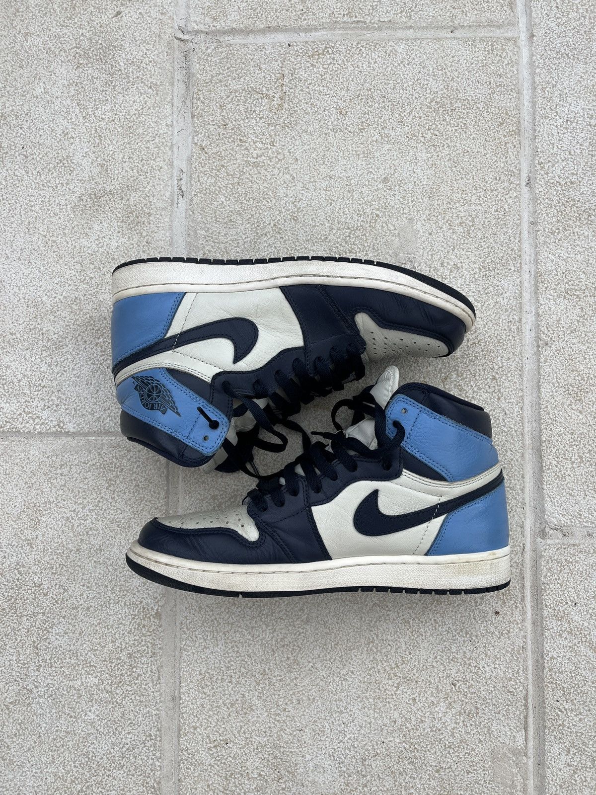 Jordan Brand × Nike JORDAN 1 OBSIDIAN SIZE 9.5 Size US 9.5 / EU 42-43 - 2 Thumbnail