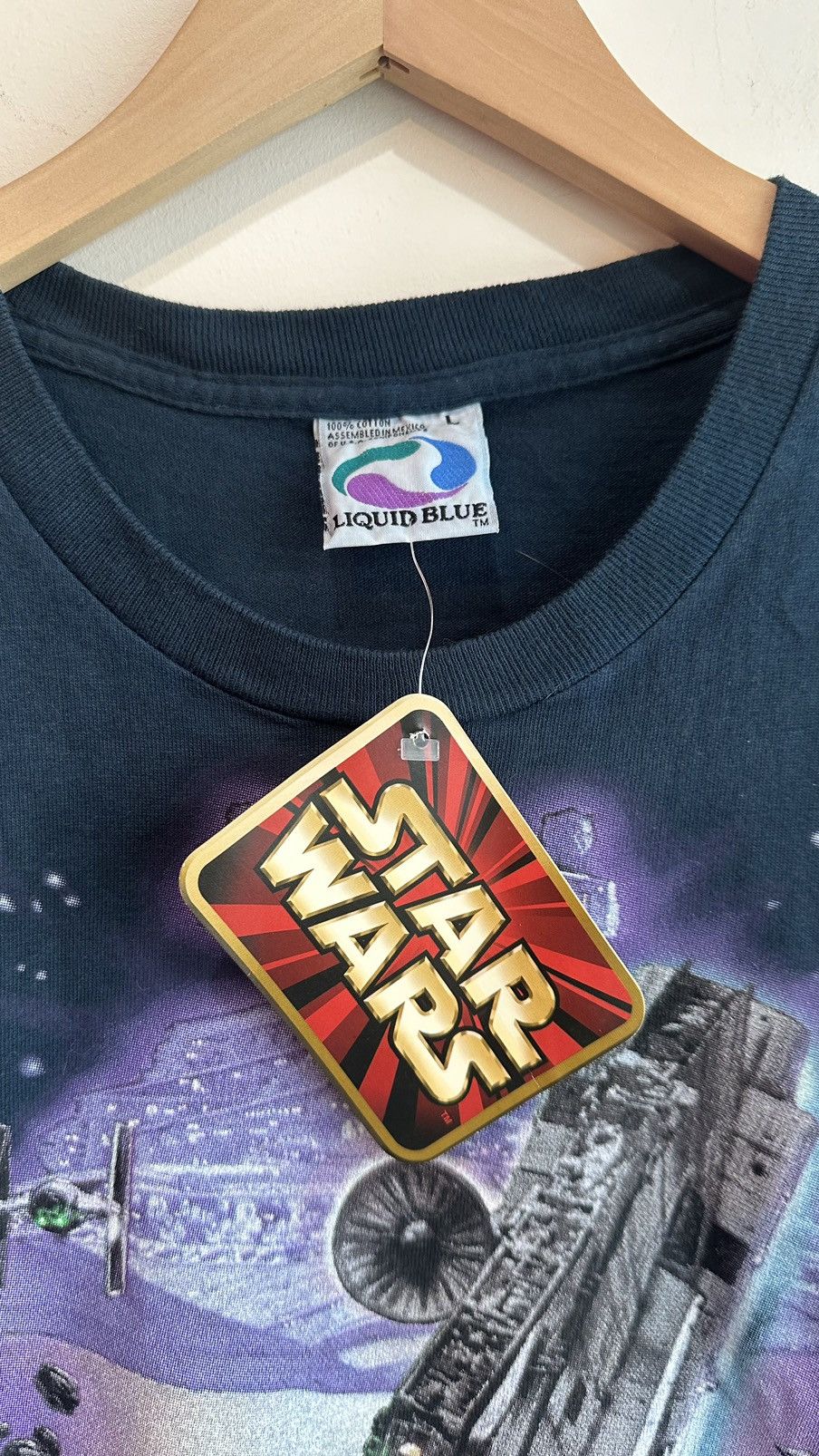 Liquid Blue Liquid Blue x Star Wars x Vintage x 90s Size US L / EU 52-54 / 3 - 3 Thumbnail