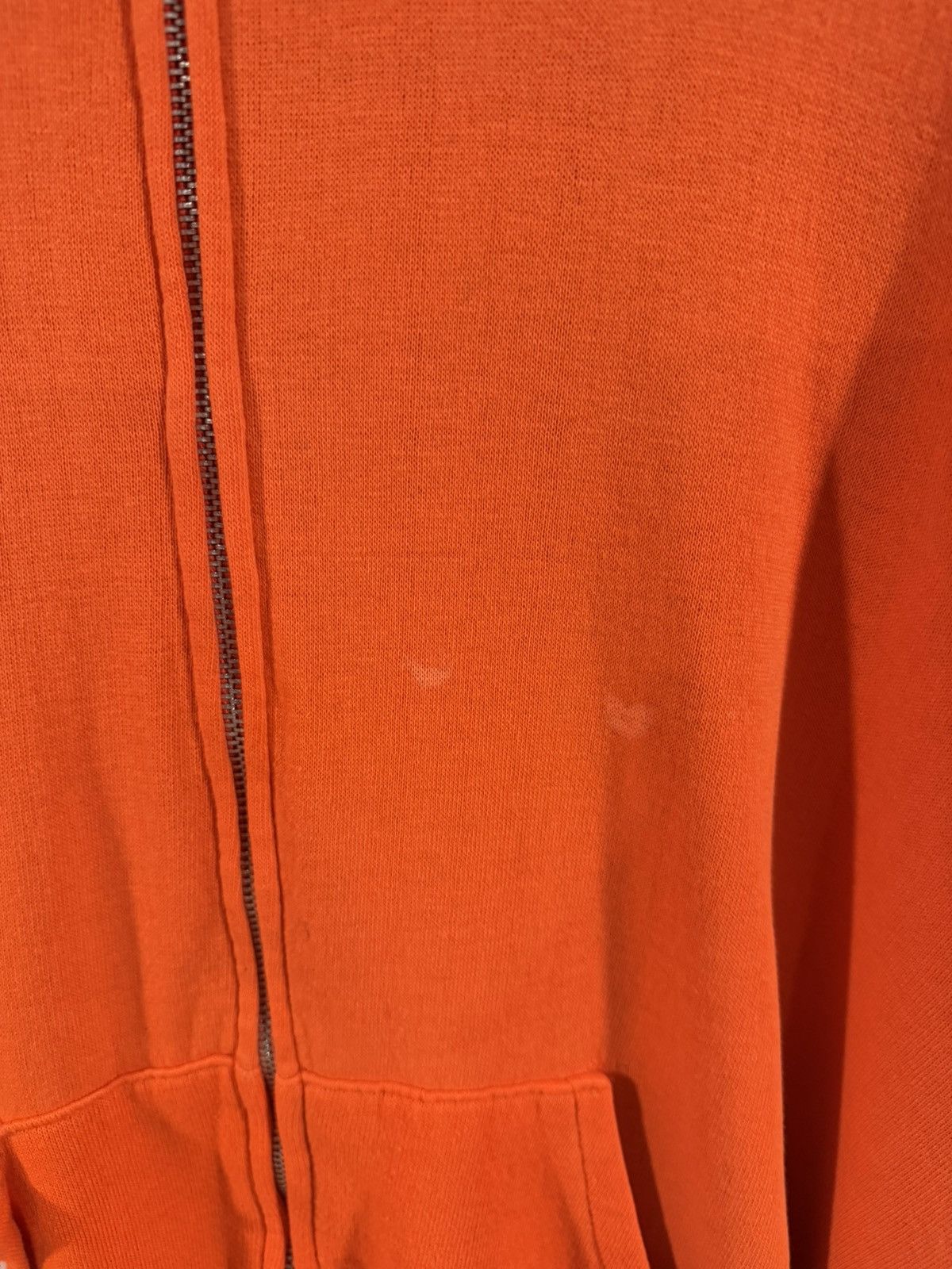 Vintage 1980s Vintage Blank Grunge Faded Distressed Zip Up Hoodie XL Size US XL / EU 56 / 4 - 3 Thumbnail