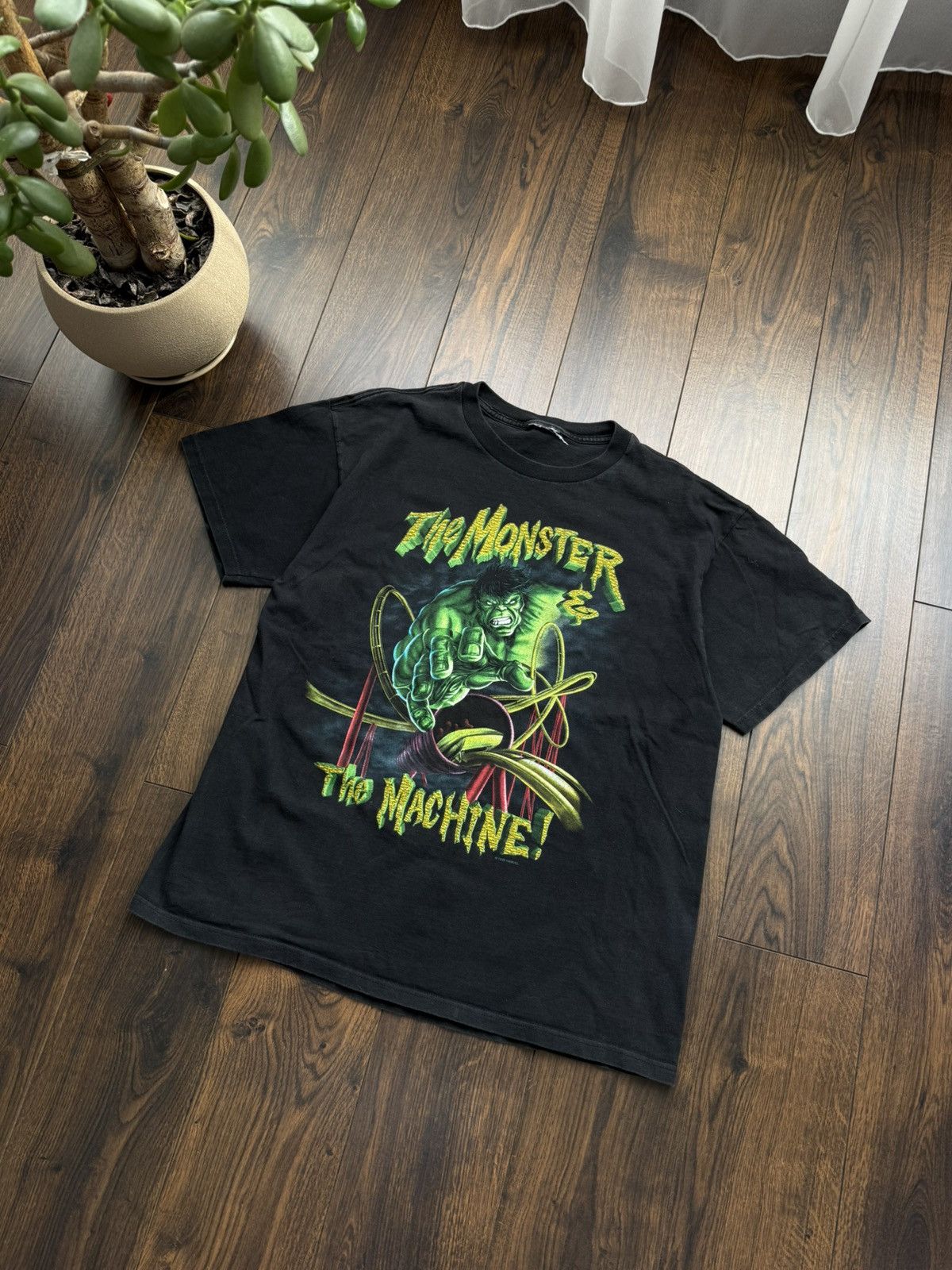 Marvel Comics Rare T shirt Marvel Hulk Vintage 1999 size L Size US L / EU 52-54 / 3 - 1 Thumbnail