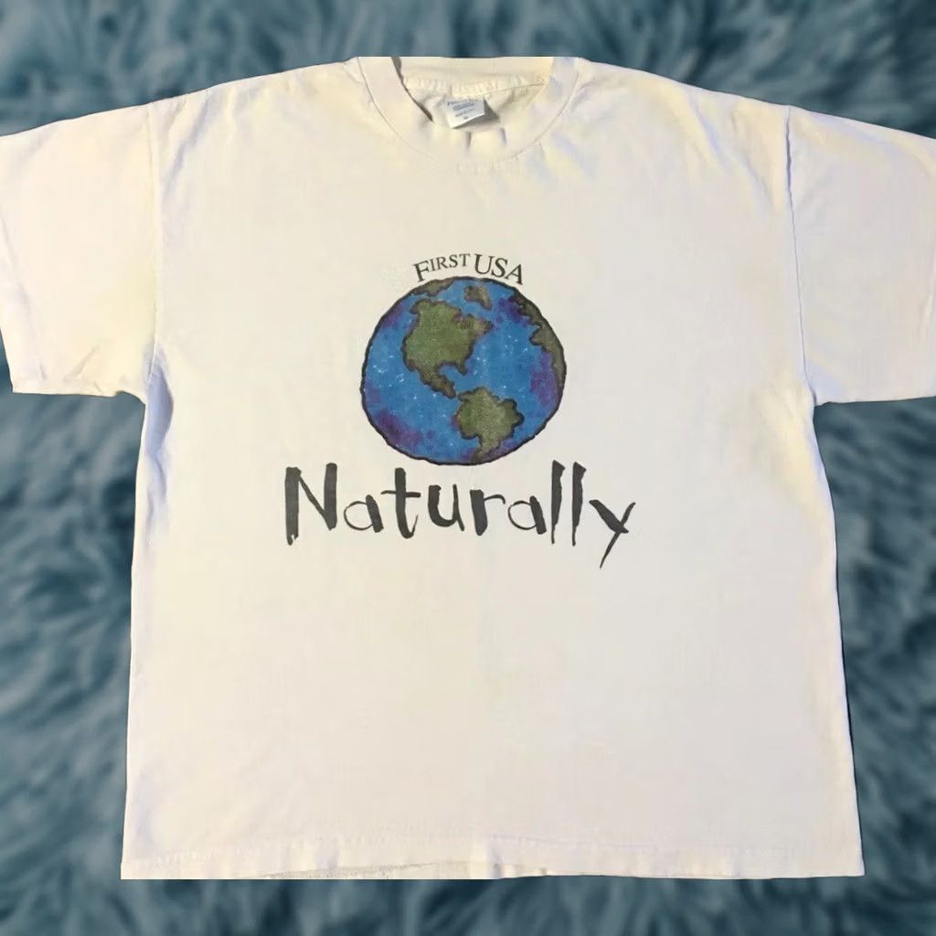 Vintage VINTAGE 90s Natural Earth Faded Shirt M Single Stitch T-Shirt White Mens Grunge Surf Skate Space Nature Rock USA California 80s 90s Hip Hop Punk Size US M / EU 48-50 / 2 - 1 Thumbnail
