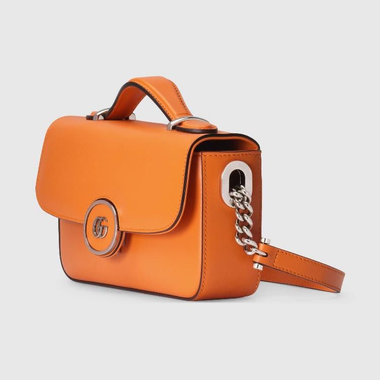 Gucci o1mt1gz0325 Size: OS / Petite GG Mini Shoulder Bag in Orange Size ONE SIZE - 4 Thumbnail