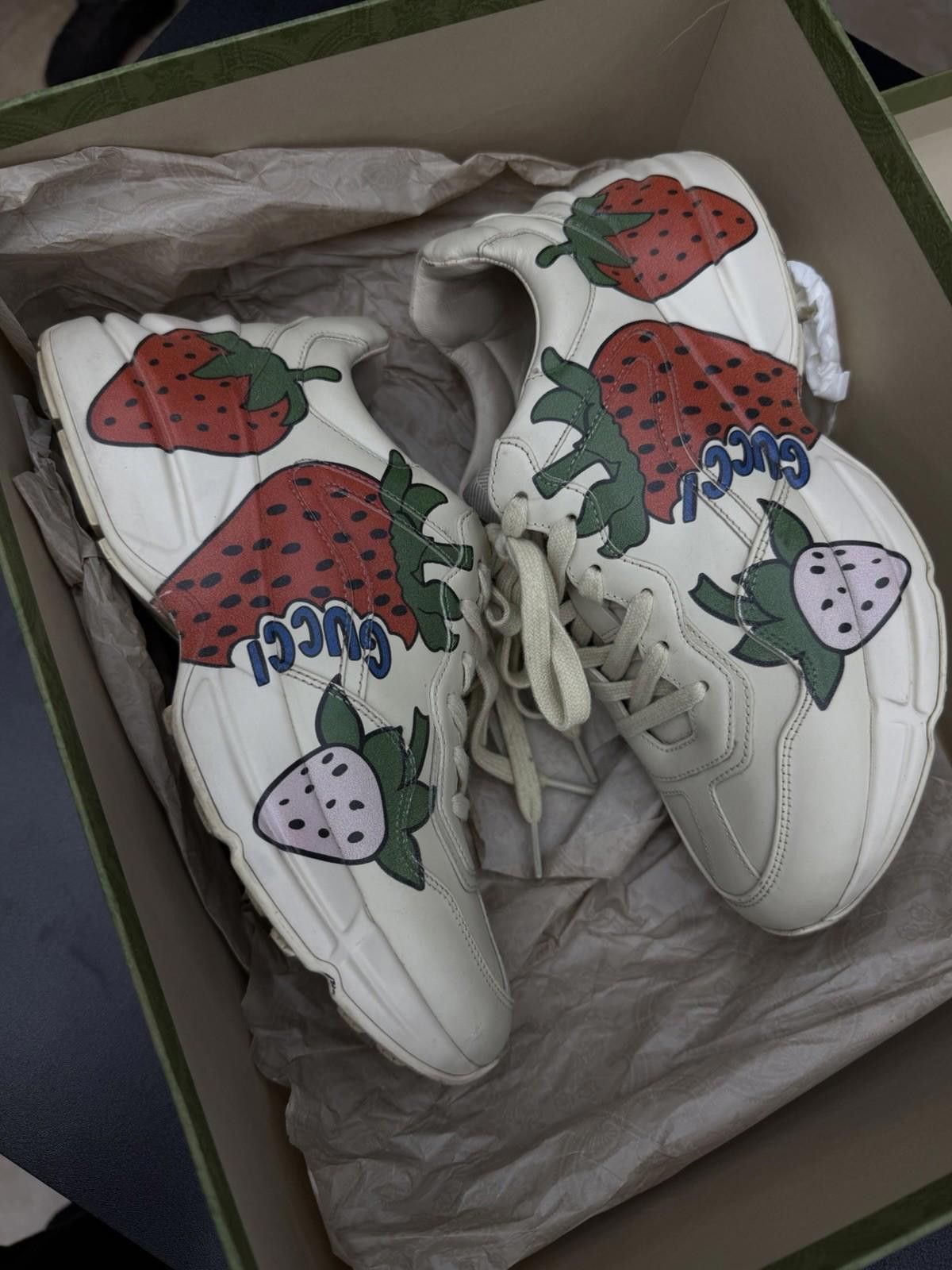 Gucci Authenthic- Gucci Rhyton Chunky Sneakers Women's 38G/8US Size US 8 / IT 38 - 8 Thumbnail