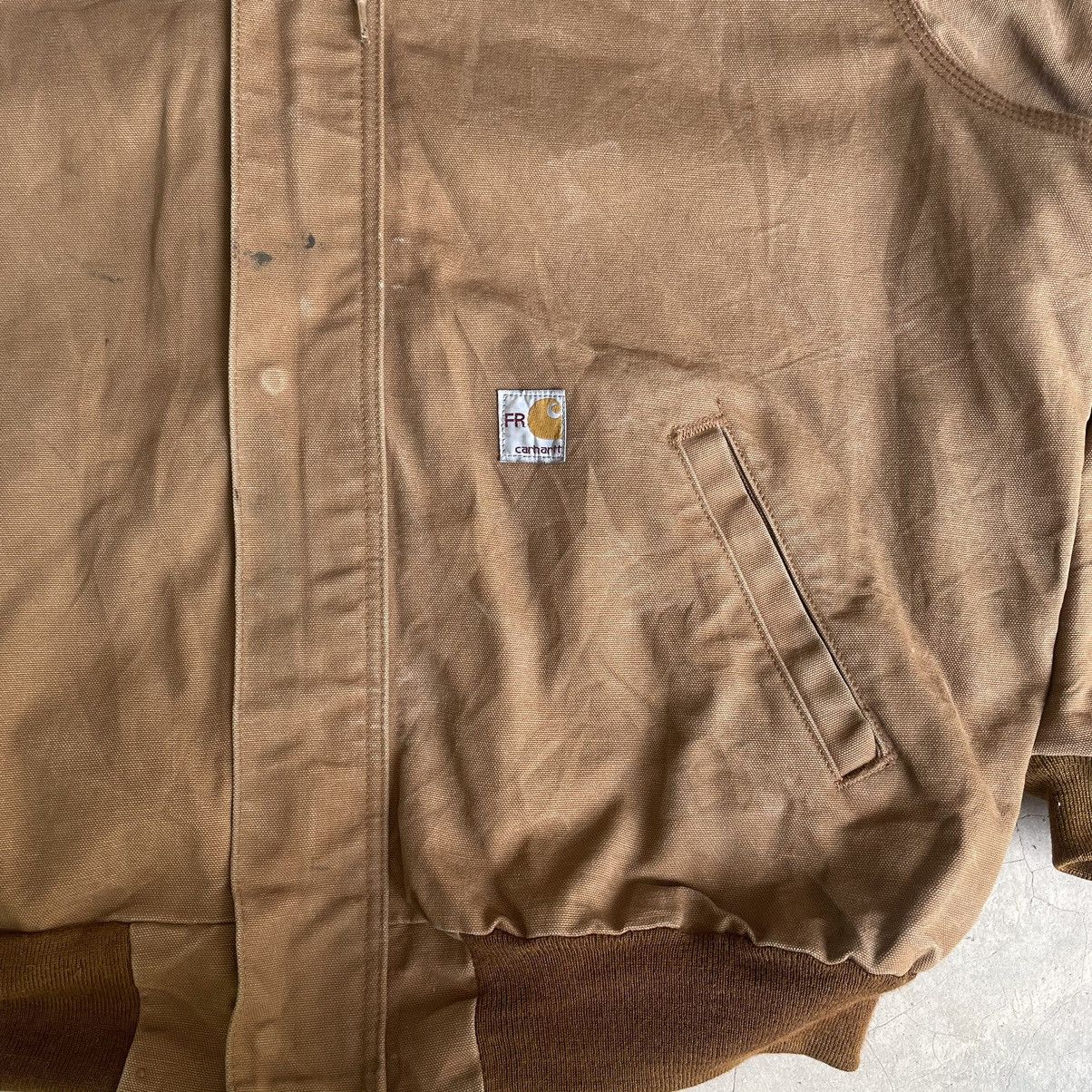 Carhartt Vintage 90s Carhartt FR Detroit Hoodie Fullzipper Jacket Size US XL / EU 56 / 4 - 10 Thumbnail