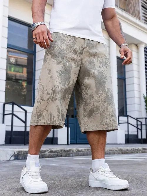 Japanese Brand Masuda x Miwa Tie Dye Loose Y2k Shorts Jorts Denim Size US 32 / EU 48 - 7 Thumbnail
