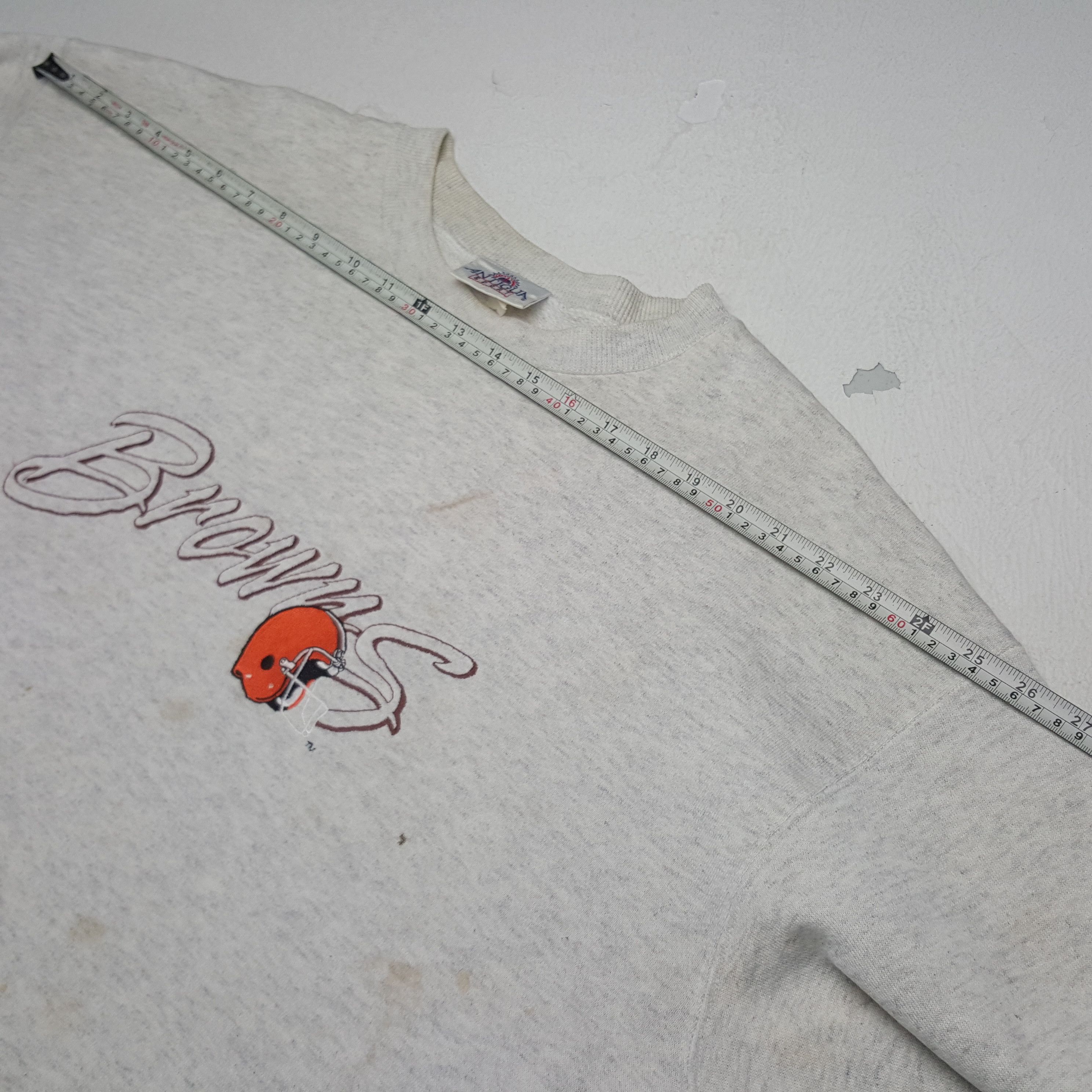 NFL × Vintage Vintage Browns NFL Sweatshirt Size US XL / EU 56 / 4 - 5 Thumbnail