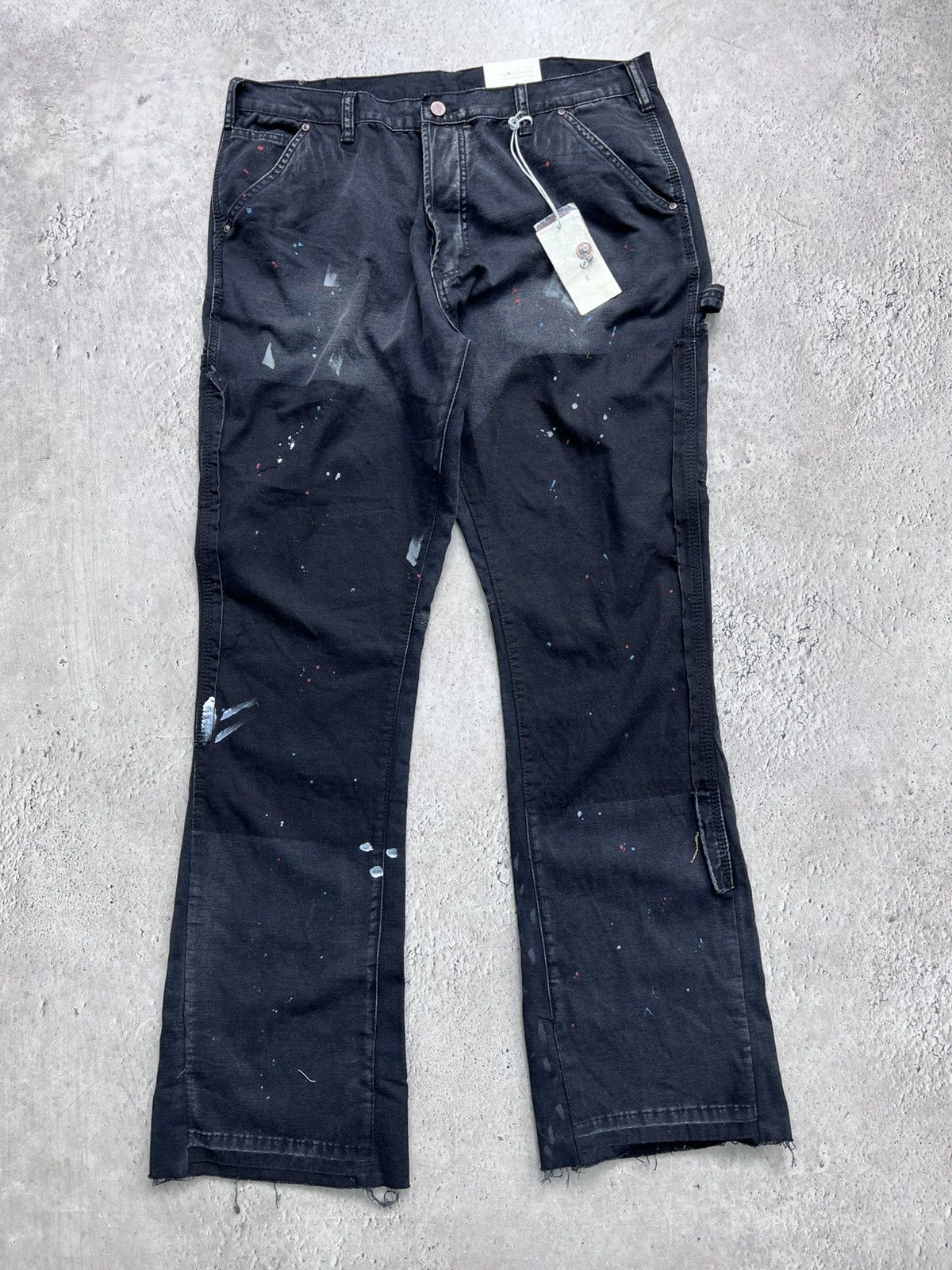 Carhartt × Vintage VINTAGE BAGGY FLARED NEW DOUBLE KNEE PANTS DISTRESSED Size US 38 / EU 54 - 1 Thumbnail