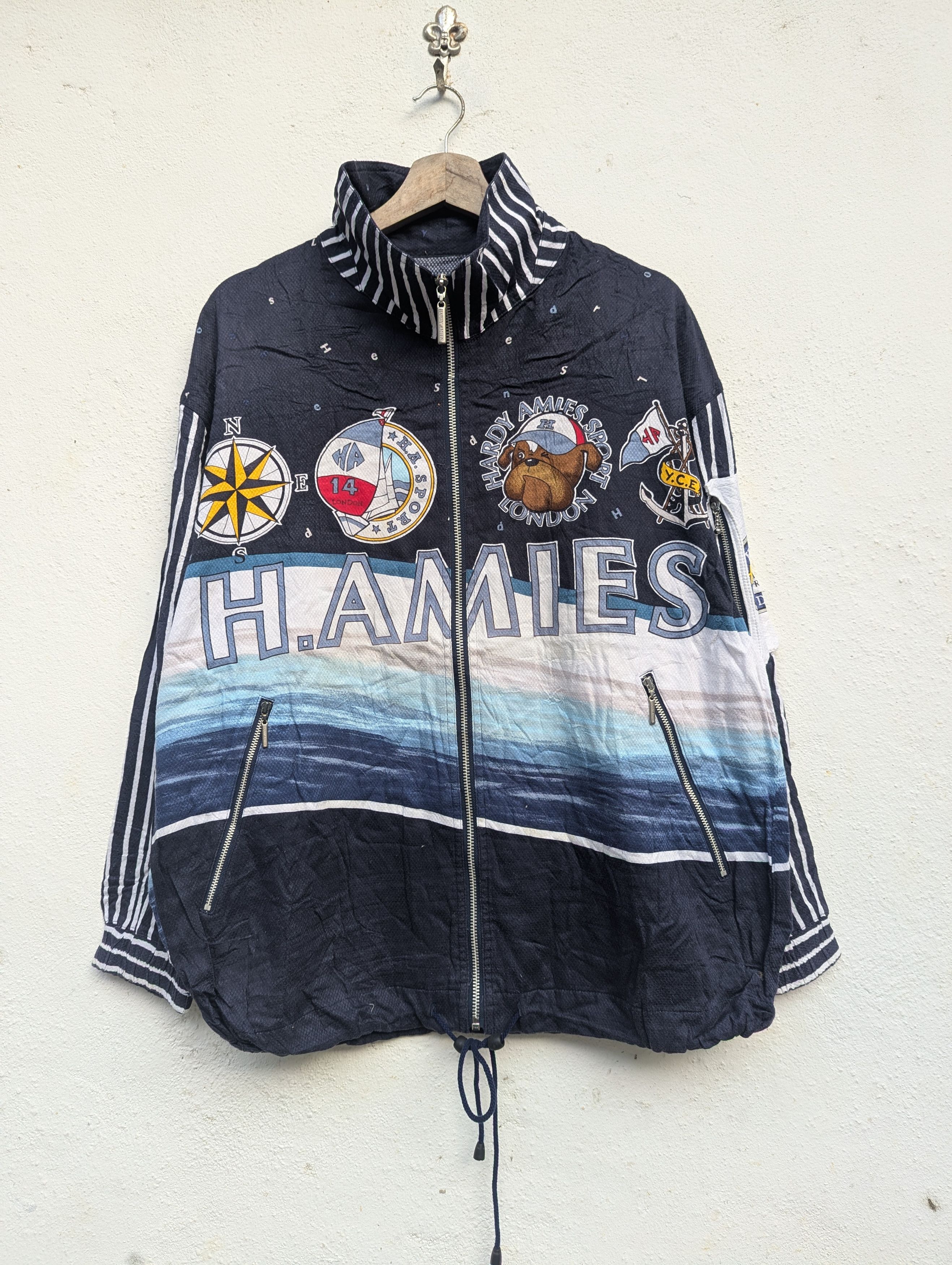 Hardy Amies HARDY AMIES SPORT LONDON FULL PRINT SWEATER Size US M / EU 48-50 / 2 - 12 Thumbnail