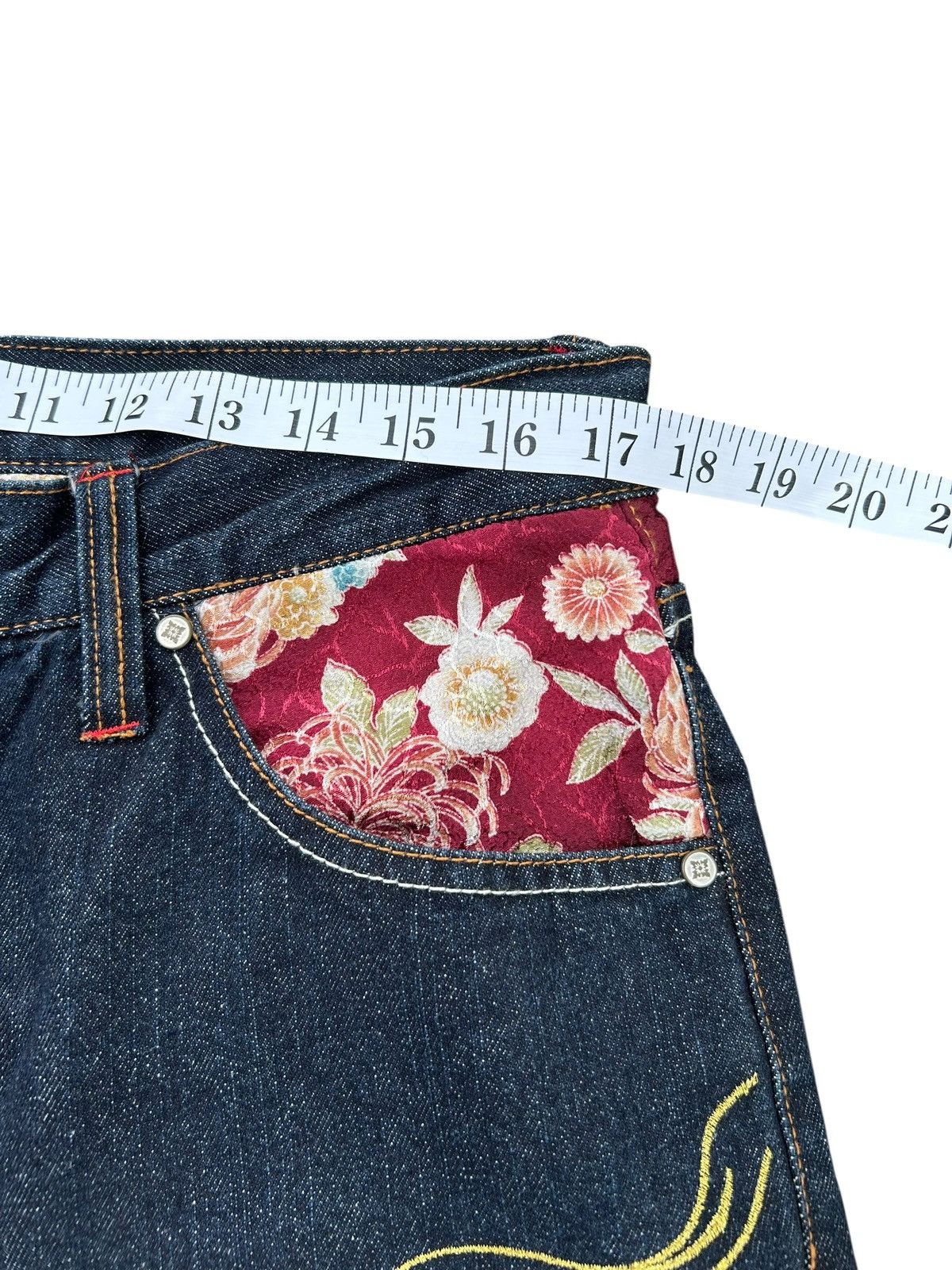 Kapital Karakuri Tamashii Inspired Gumu Denim Jeans Size US 35 - 16 Thumbnail