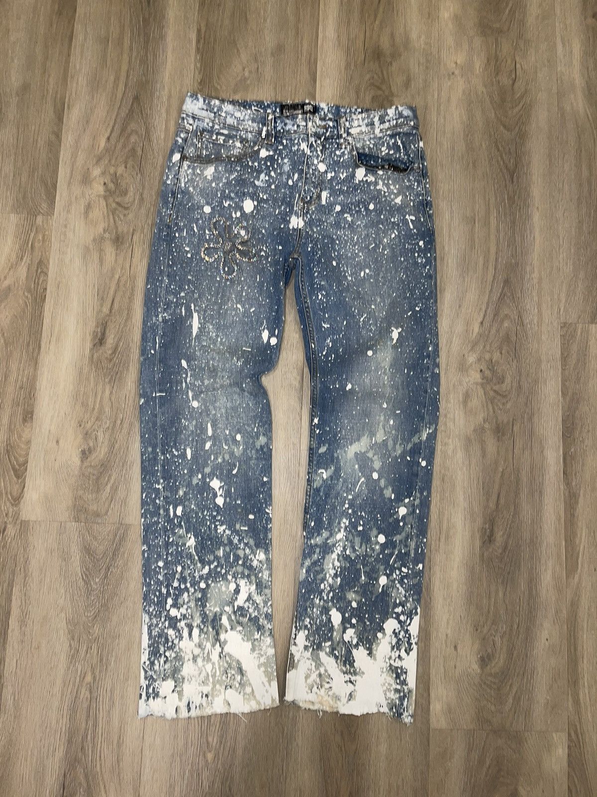 image of Rsq Mushy Boy Spongebob Inspired Denim, Men's (Size 34)