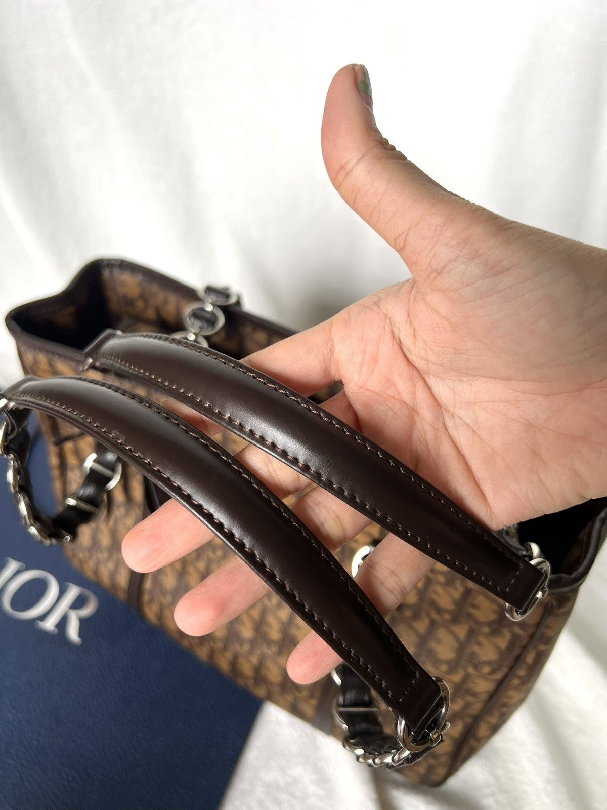 Dior Dior Trotter Brown Canvas Tote Bag Size ONE SIZE - 18 Thumbnail