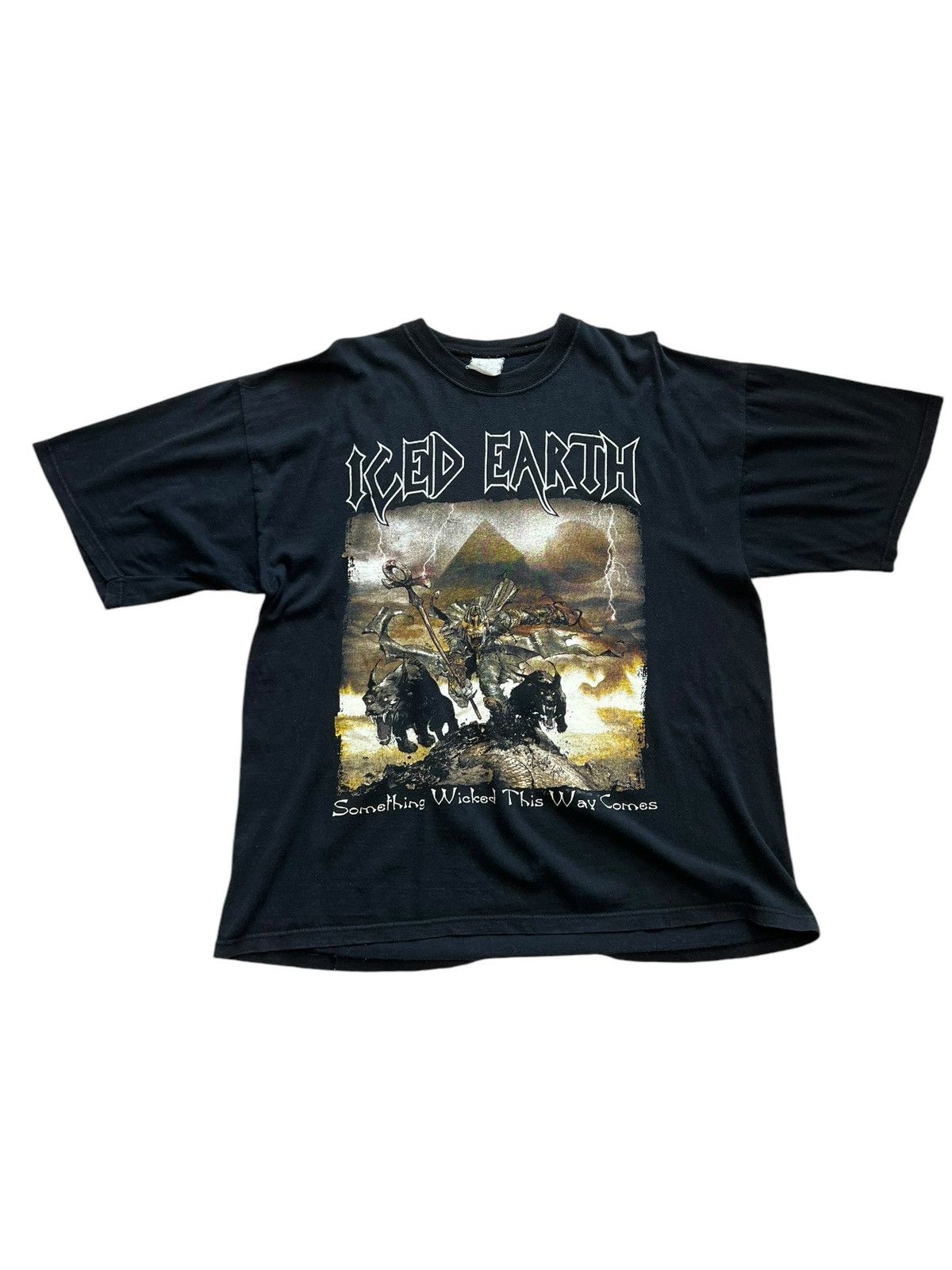 Band Tees 1998 Iced Earth vintage 90s metal band graphic tee Size US XL / EU 56 / 4 - 1 Thumbnail