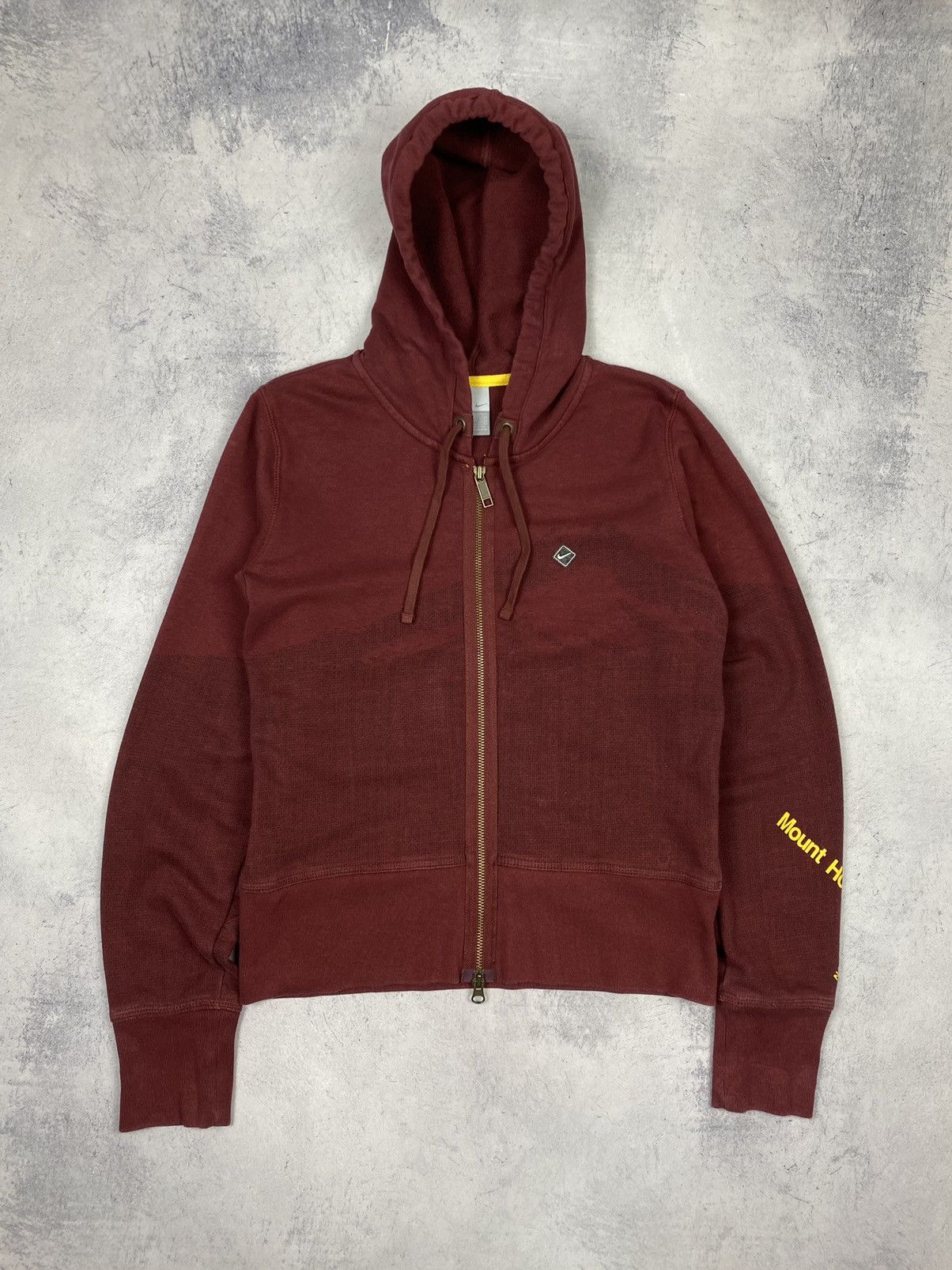 Nike × Vintage Vintage 00s Nike Trail Runners Mount Hood Hoodie Drill Y2K Size L / US 10 / IT 46 - 1 Thumbnail