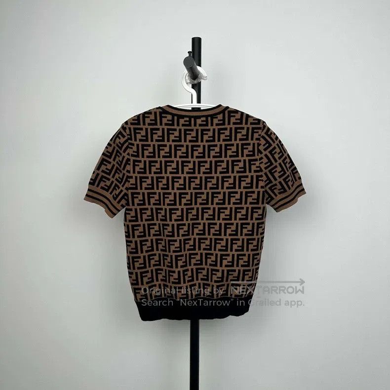 Fendi Fendi All-over printed knit short-sleeve Size XS / US 0-2 / IT 36-38 - 2 Thumbnail