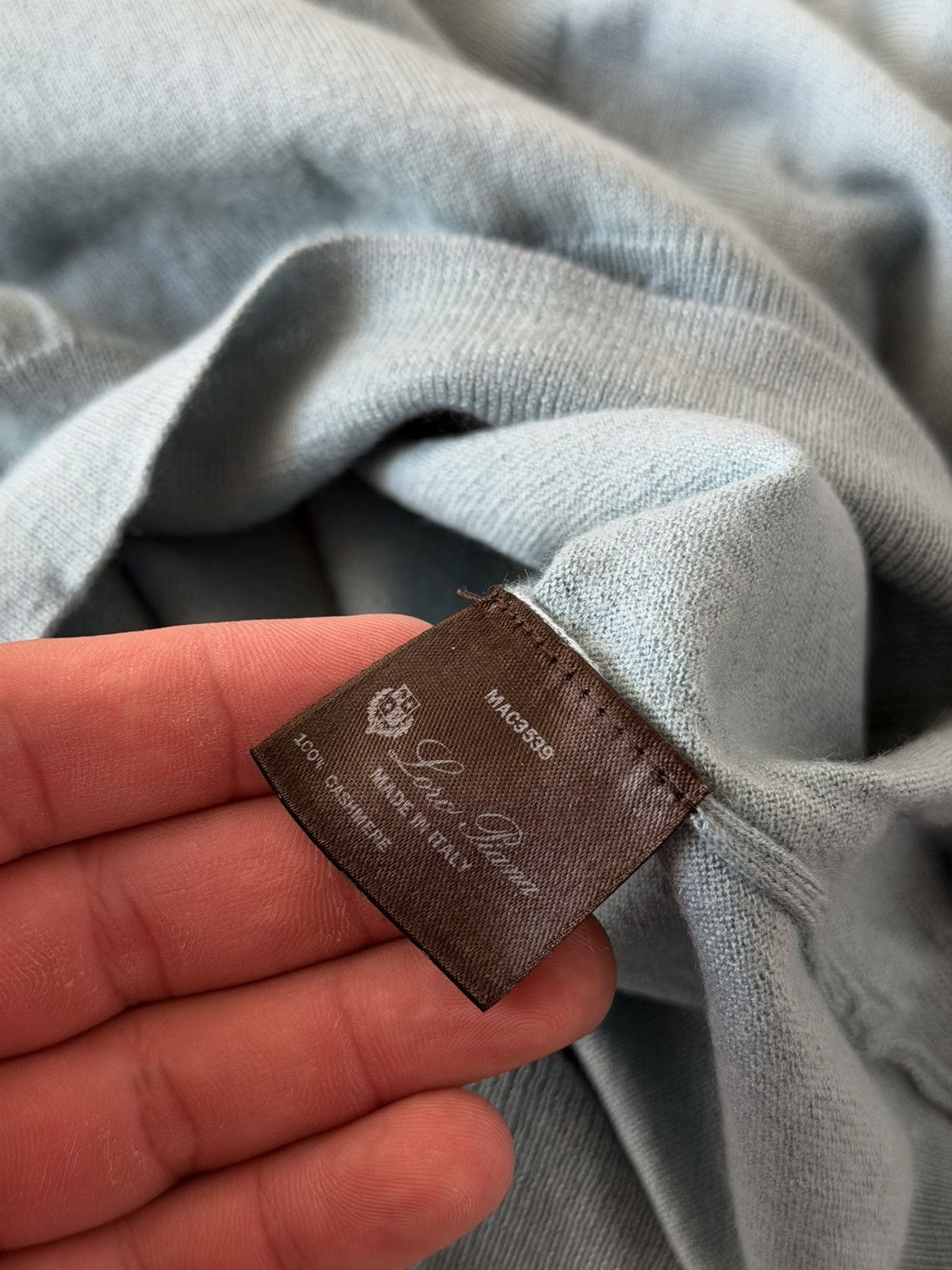 Loro Piana Rare Loro Piana 100% Cashmere Made in Italy V Neck Sweater Size US L / EU 52-54 / 3 - 11 Thumbnail