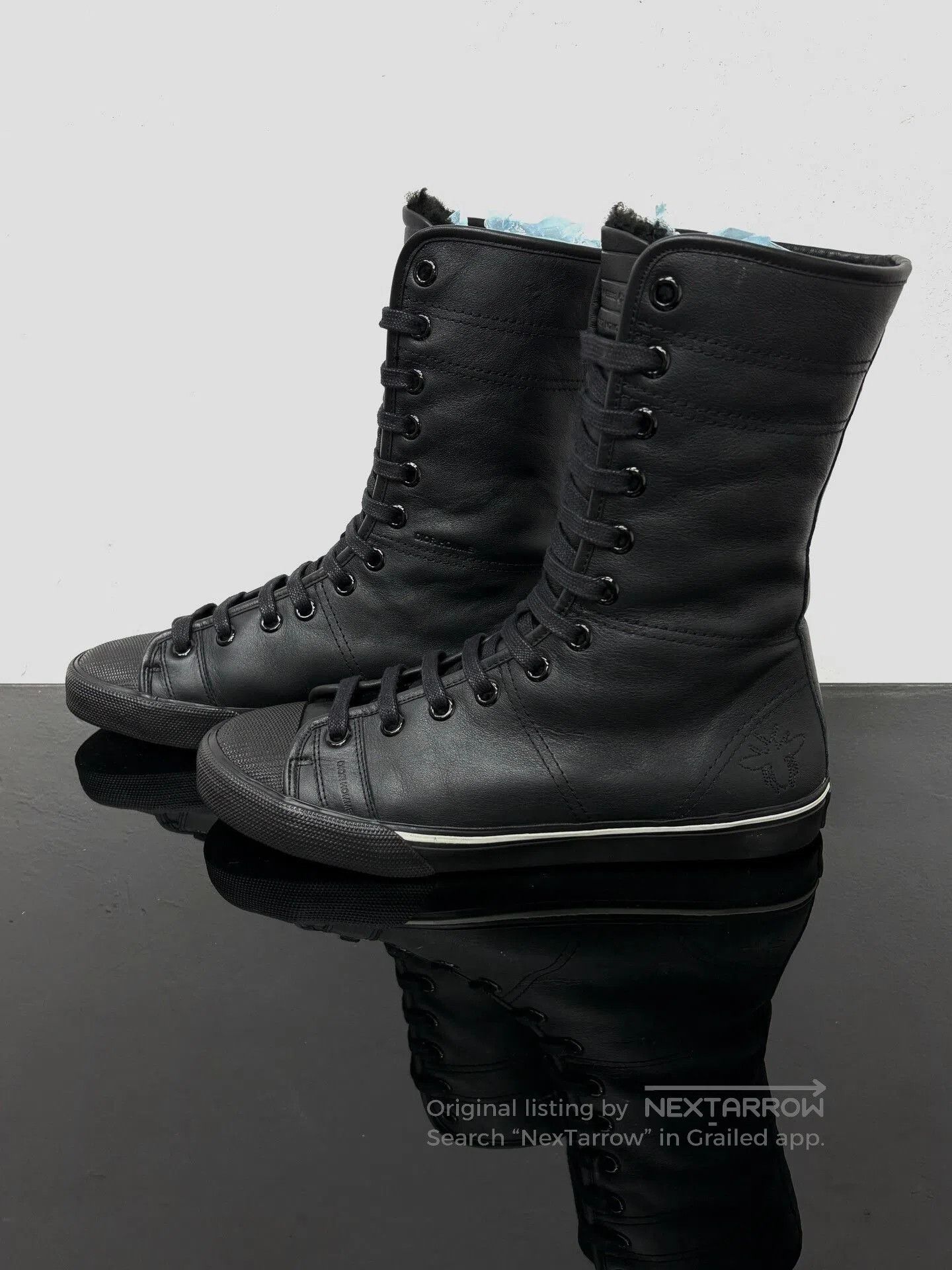 Dior DIOR HOMME AW07 NAVIGATE Sheepskin Boxing Shoes. Size US 7 / EU 40 - 3 Thumbnail