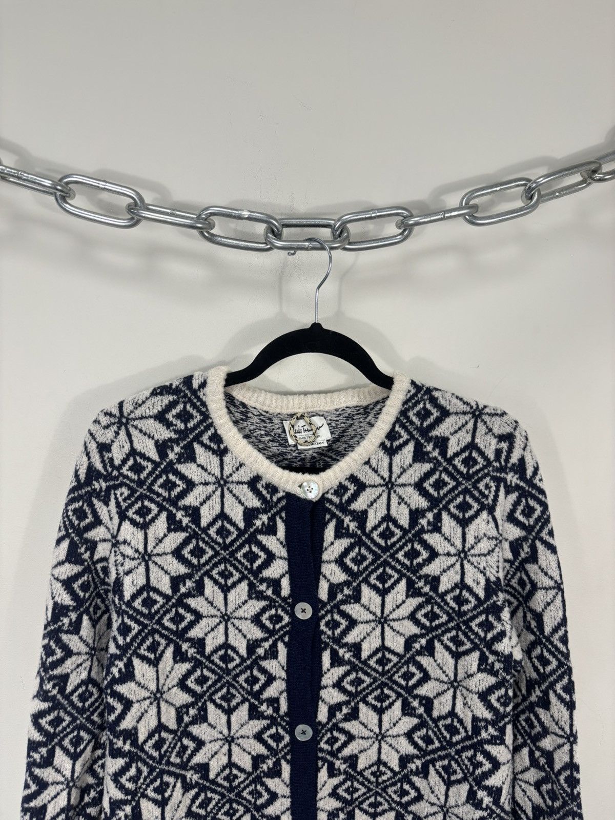 Other Luis Trenker Women’s Wool Alpine Fair Isle Cardigan Sweater Size XL / US 12-14 / IT 48-50 - 2 Thumbnail