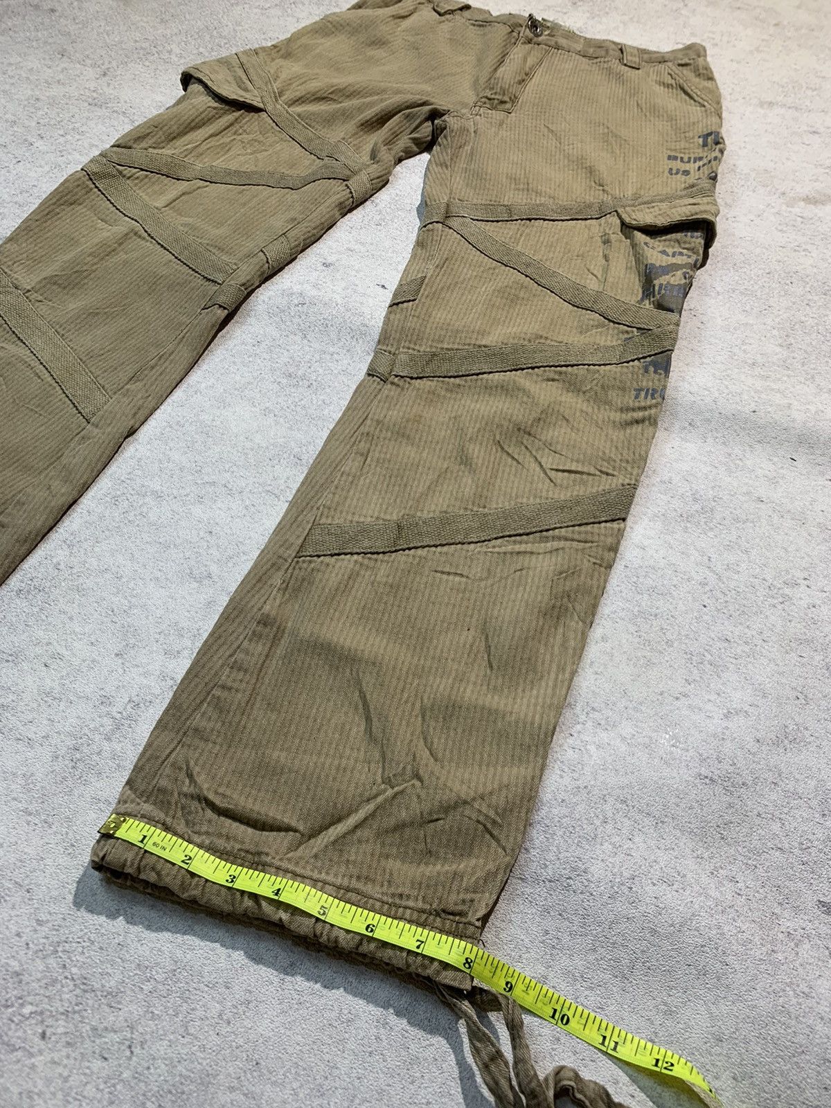 If Six Was Nine × PPFM × Tornado Mart Xunglong poem panelled hidden cargo pants Size US 32 / EU 48 - 14 Thumbnail