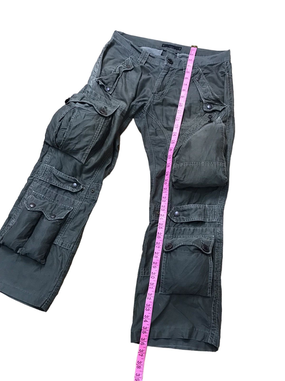 If Six Was Nine × Japanese Brand × KMRii HALB TACTICAL POCKET CARGO PANT Size US 32 / EU 48 - 8 Thumbnail