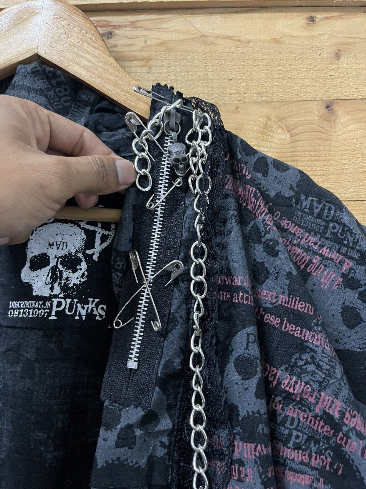 Japanese Brand Seditioneries mad punk full print skull kimono Size L / US 10 / IT 46 - 6 Thumbnail